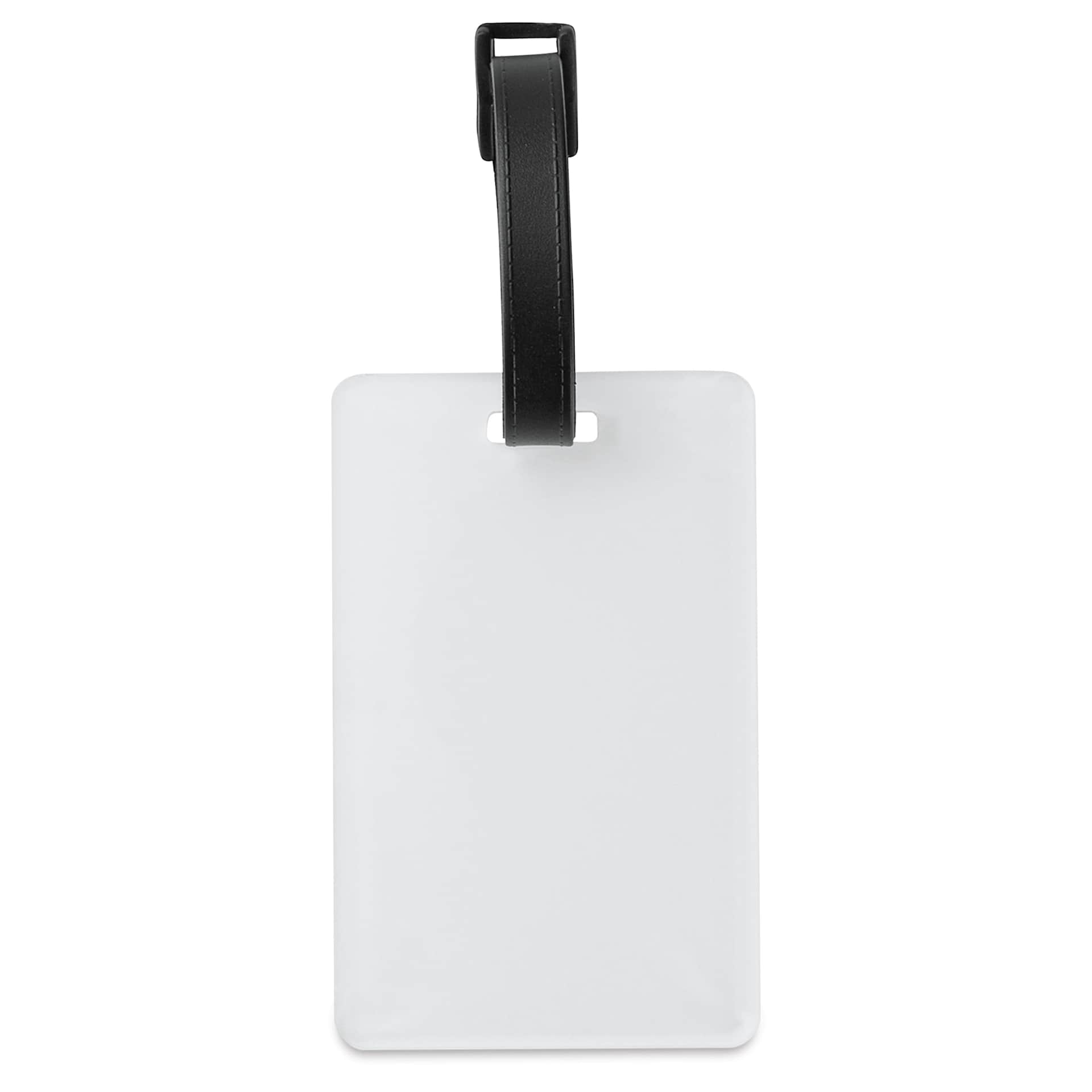 Craft Express Sublimation Printing Luggage Tag - Vegan Leather, Pkg of 4 (blank luggage tag)
