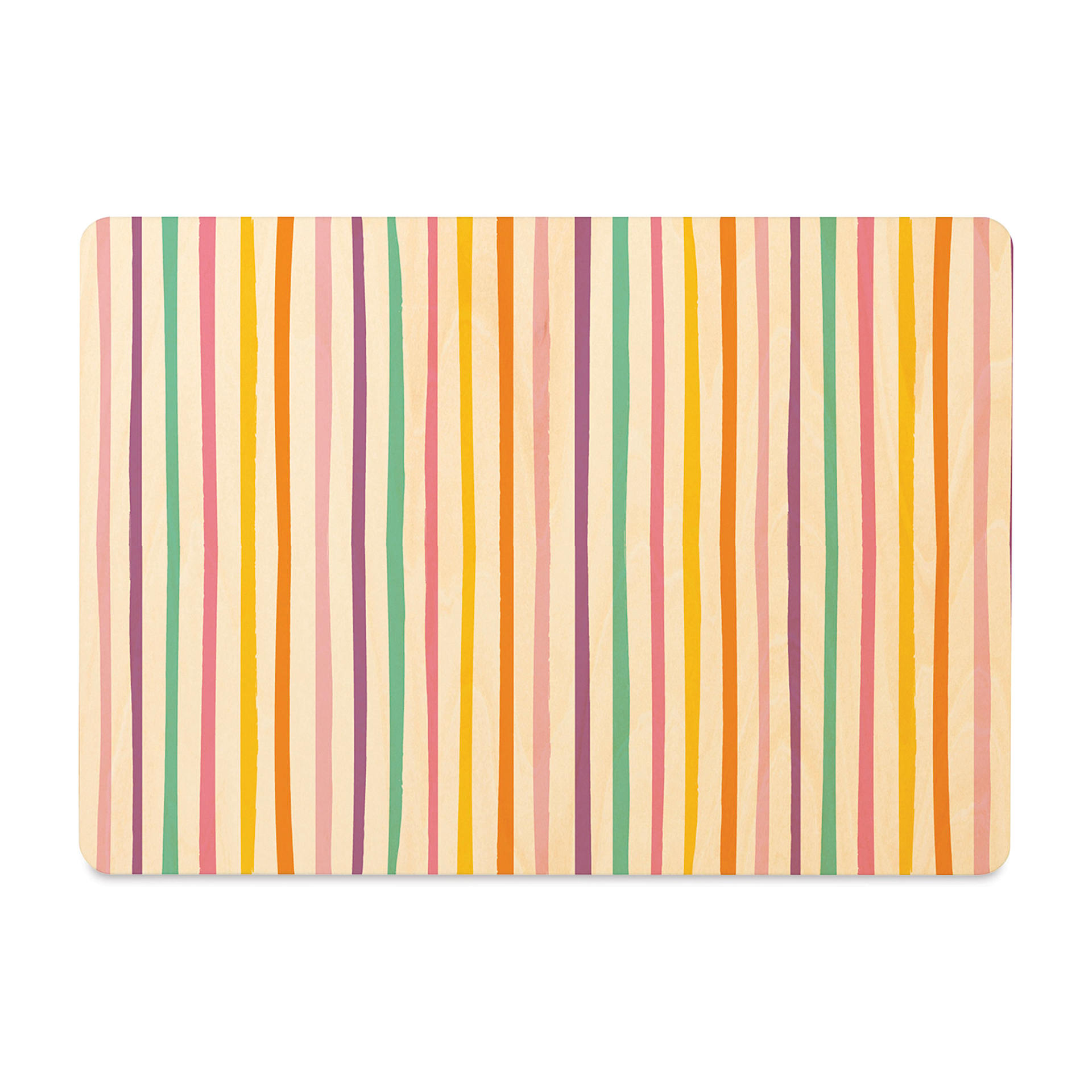 Craft Express Sublimation Printing Placemat - Plywood, Pkg of 4 (finished placemat example)