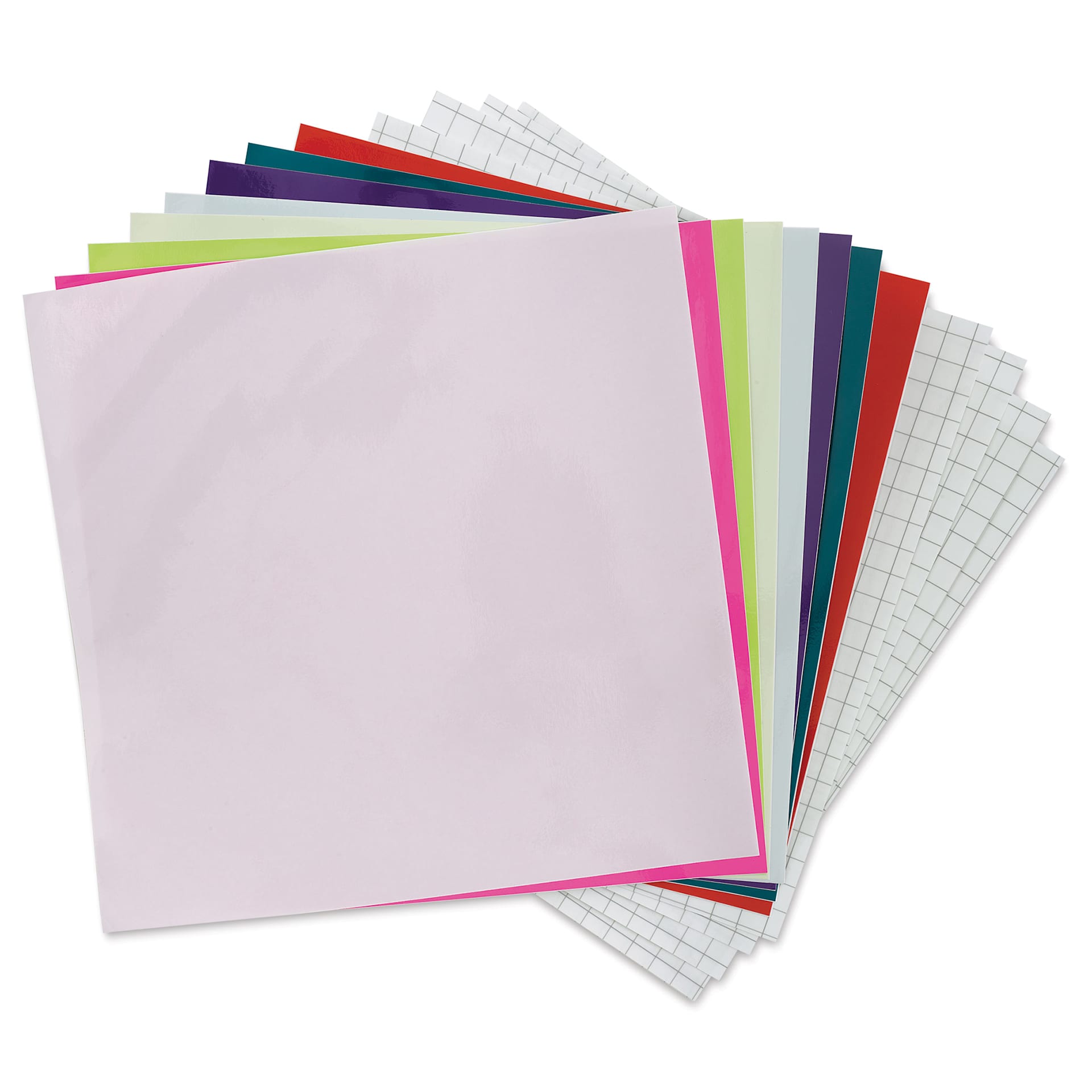Craft Express Vinyl Sheets - Color Changing, Assorted Colors, 12" x 12", Set of 8 (out of packaging)