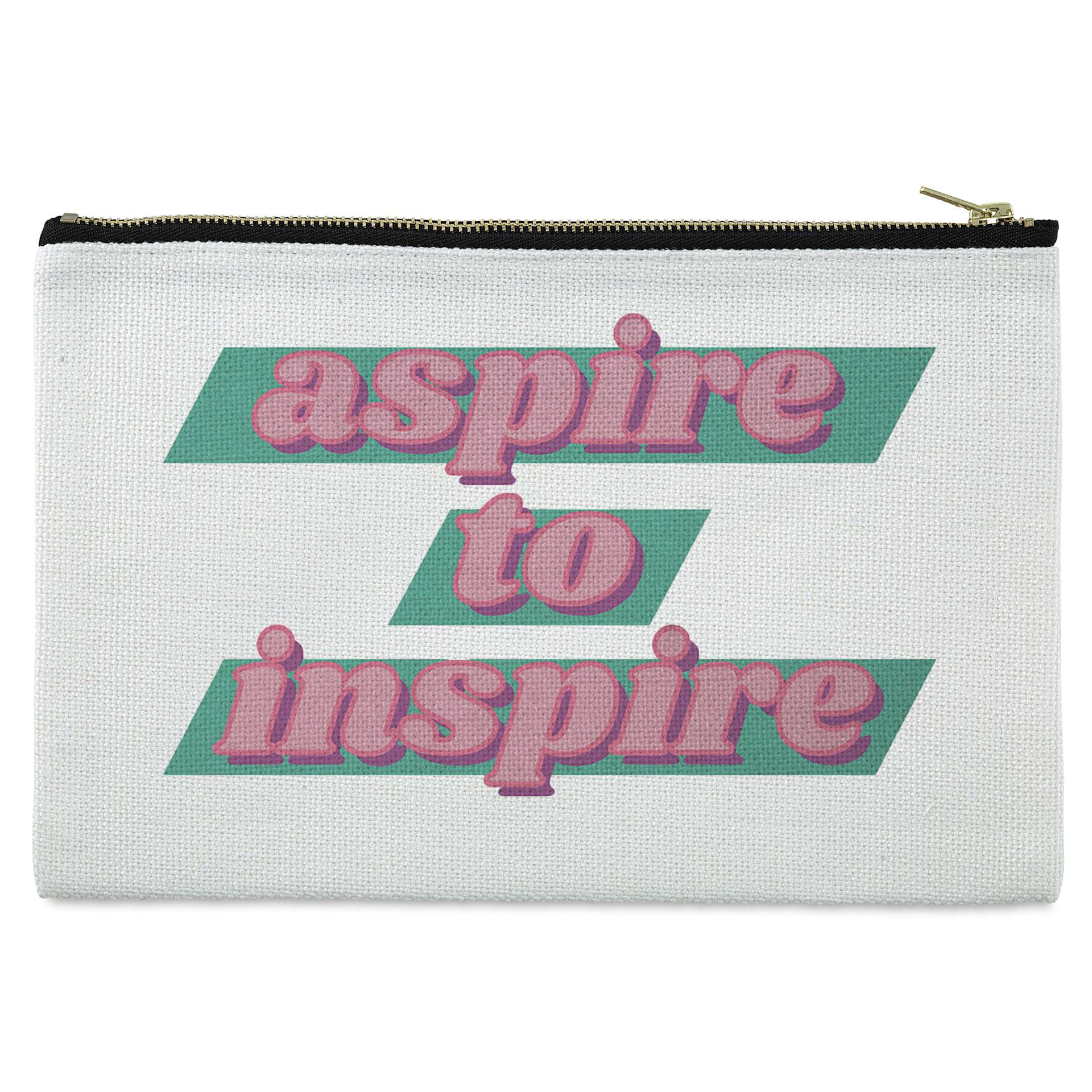 Craft Express Sublimation Printing Makeup Case - Polyester Linen (printed example)
