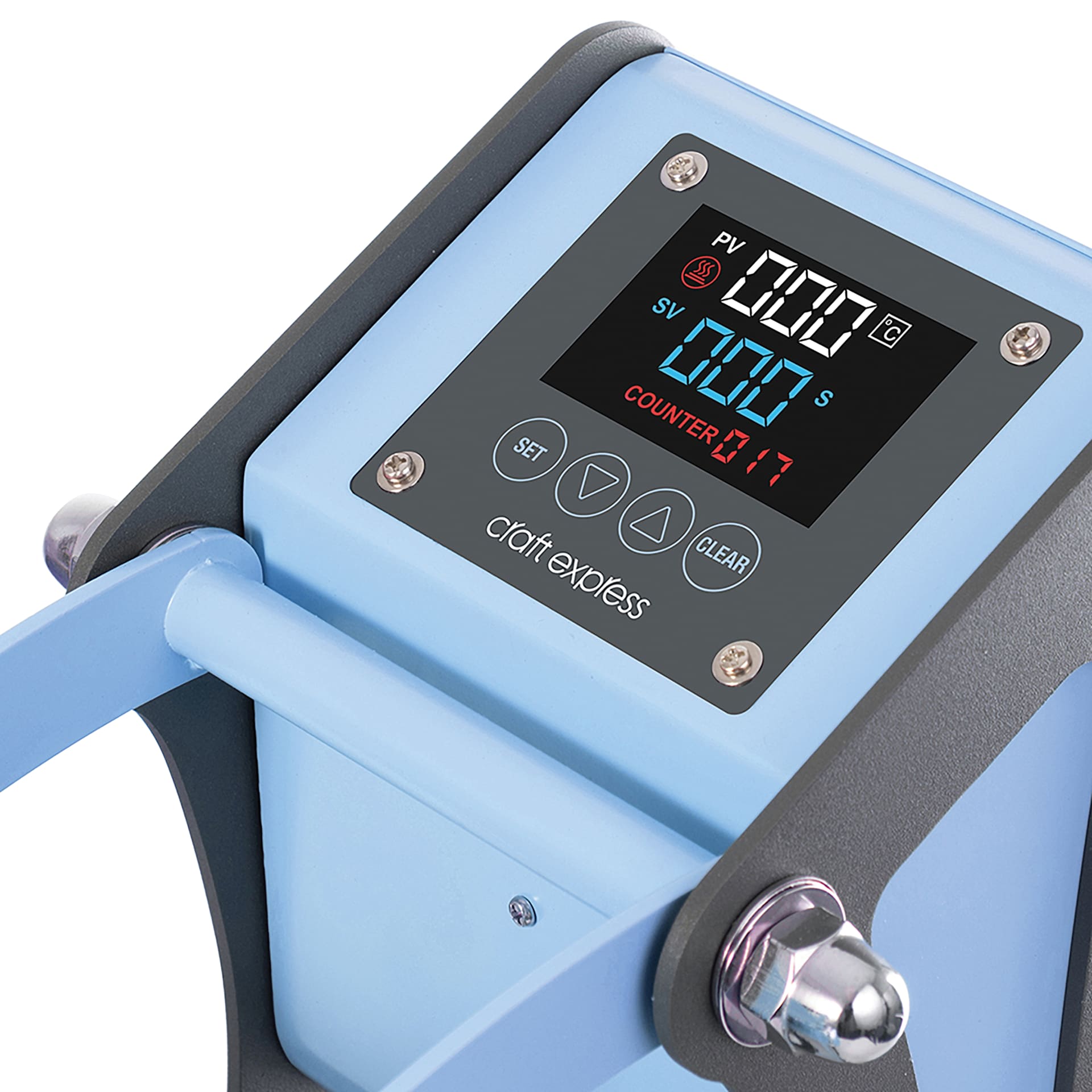 Craft Express The Workspace Wow! Heat Press (buttons and display)