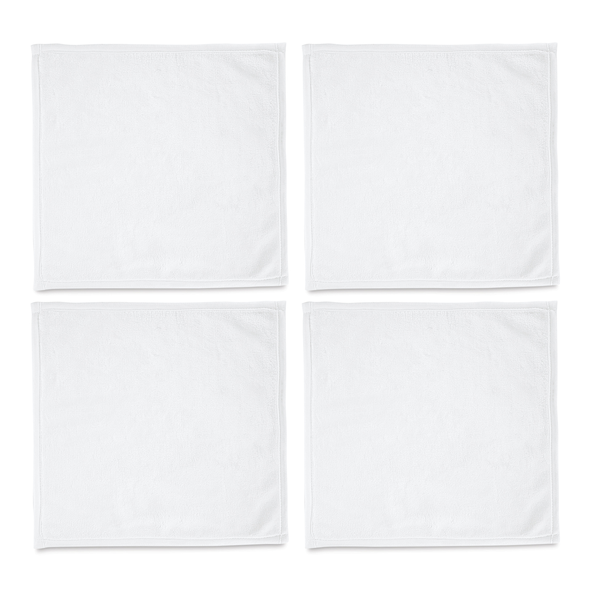 Craft Express Sublimation Printing Towels - Hand Towel, 12" x 12", Pkg of 4 (out of packaging)