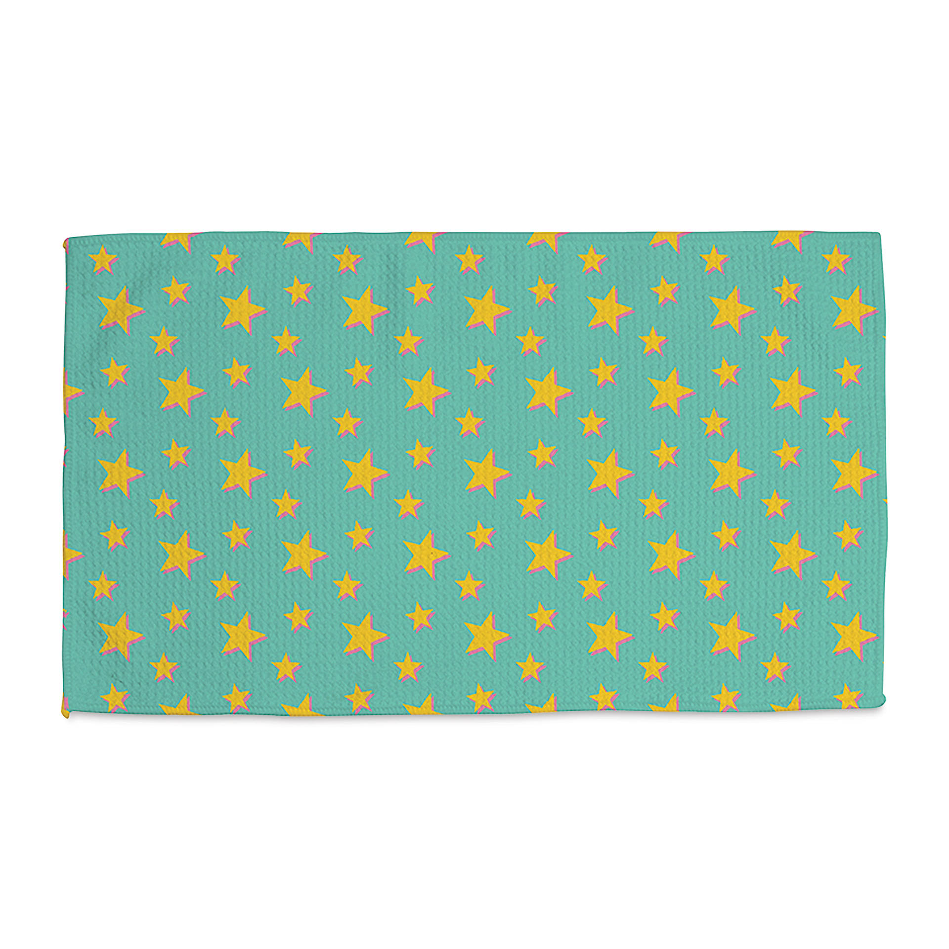 Craft Express Sublimation Printing Towels - Waffle Kitchen Towel, 11" x 18", Pkg of 4 (finished towel example)