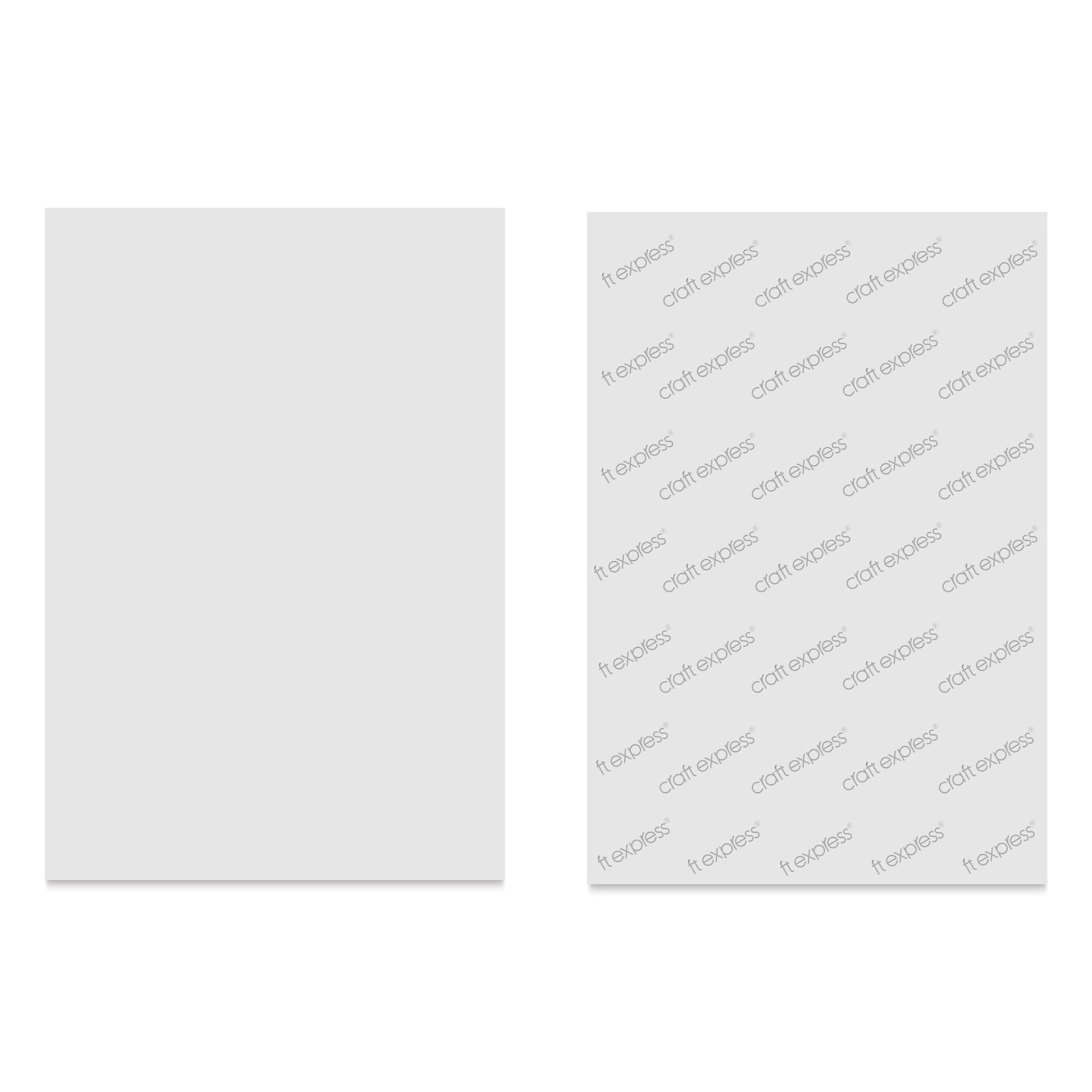 Craft Express Sublimation Printer Paper - 4" x 9-1/2" front and back