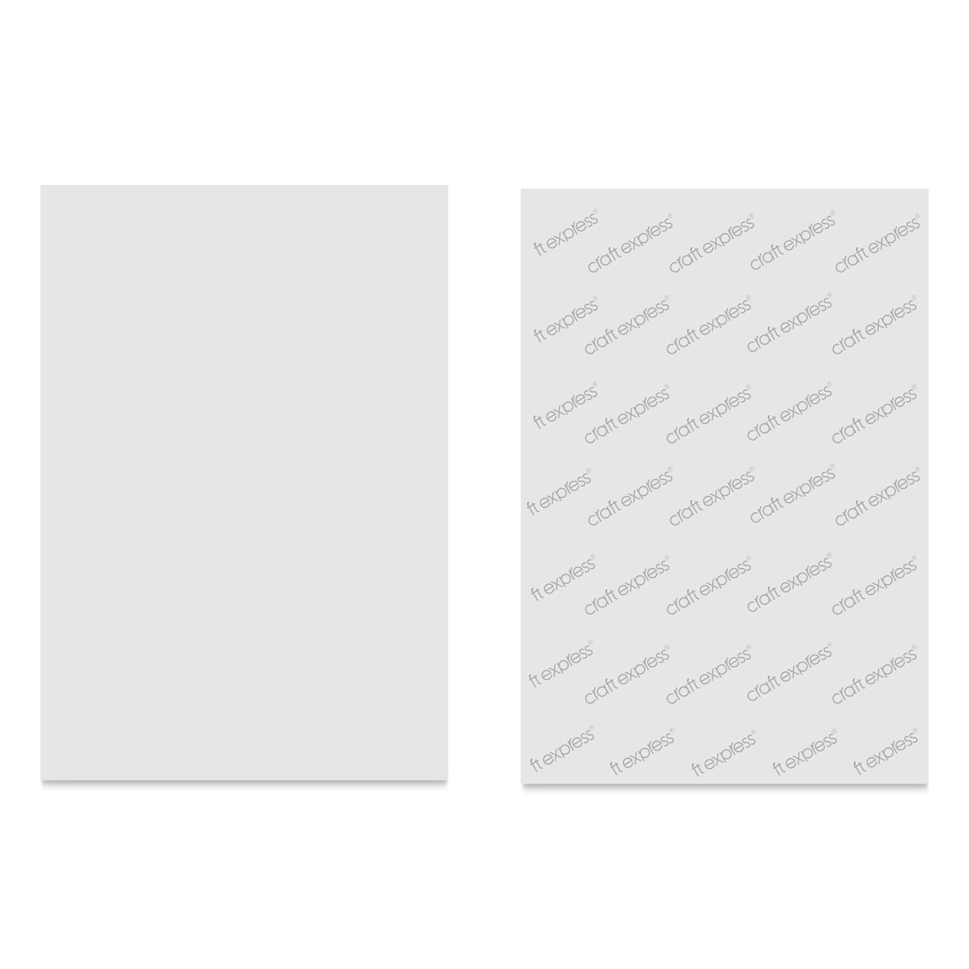 Craft Express Sublimation Printer Paper - 11" x 17" front and back