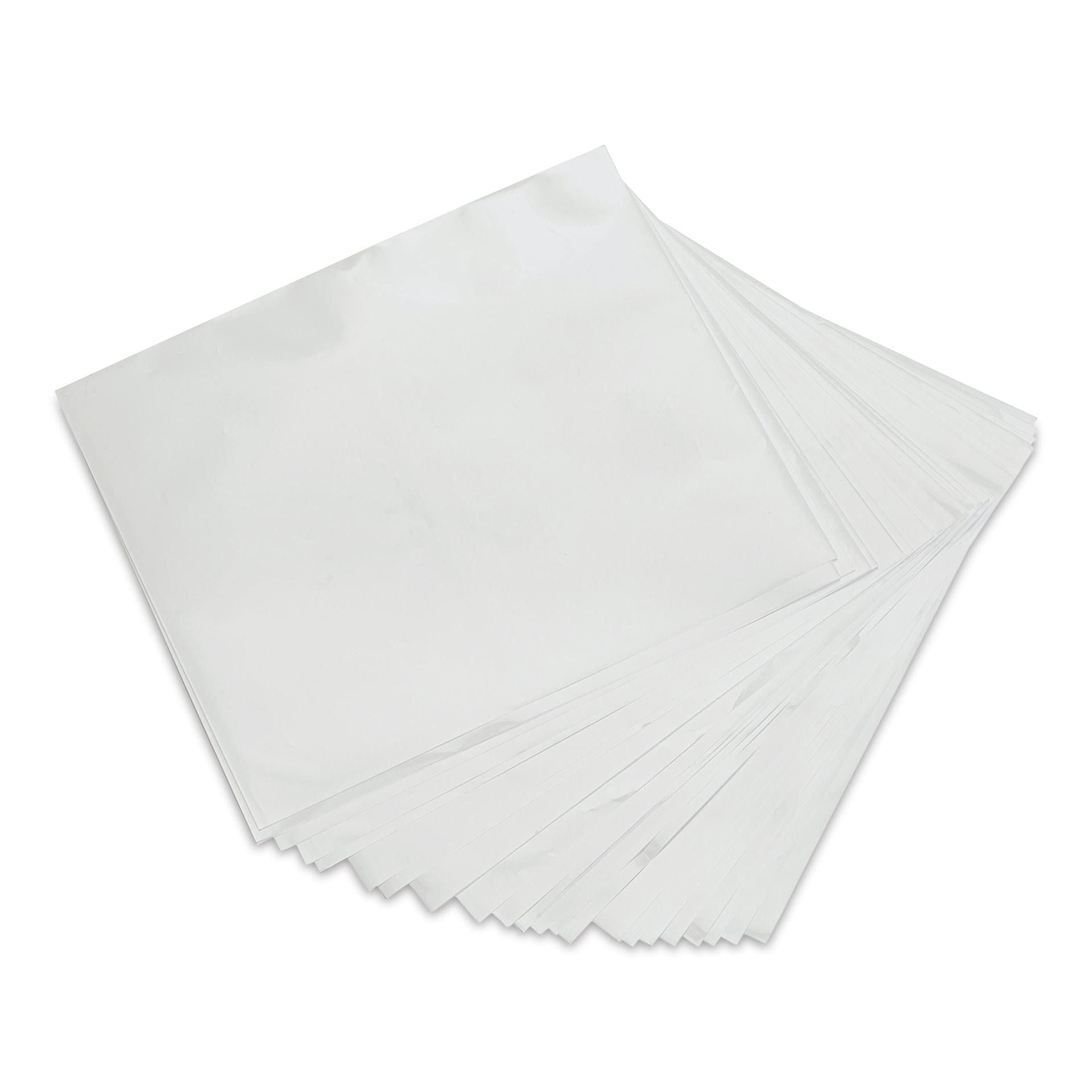 Craft Express Sublimation Shrink Film - 5.3" x 6", Pkg of 50 Sheets laid flat