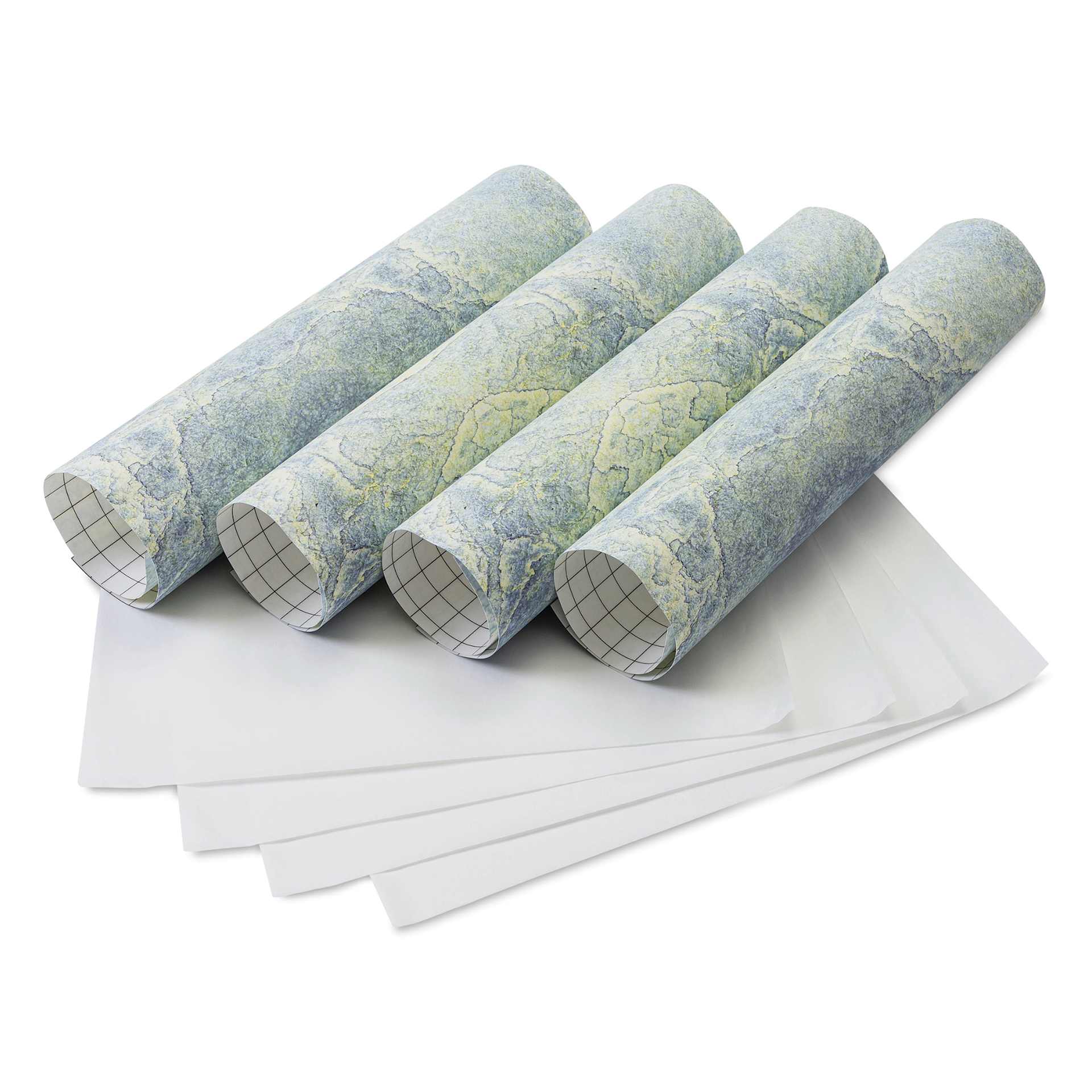 Craft Express Sublimation Pattern Transfer Sheets - Electric Lake Green, 12" x 12", Pkg of 4