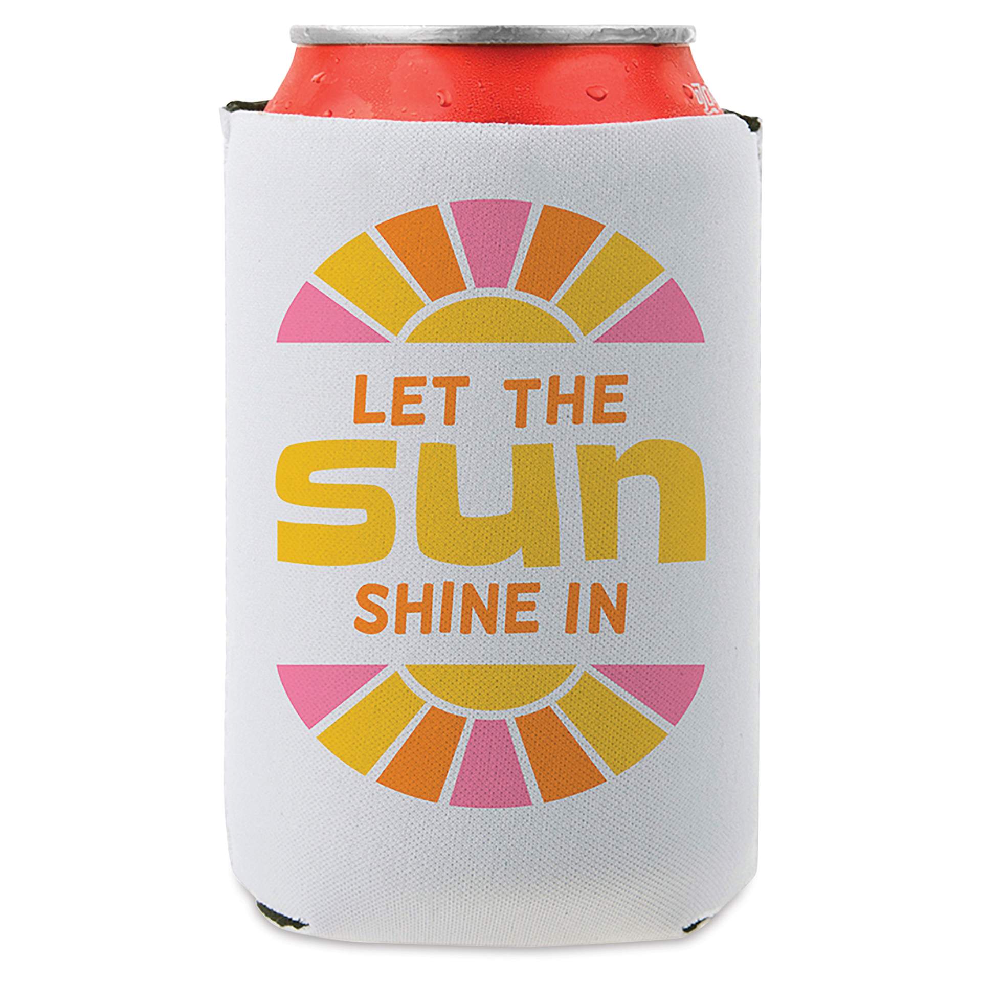 Craft Express Sublimation Printing Neoprene Can Cooler with sun image