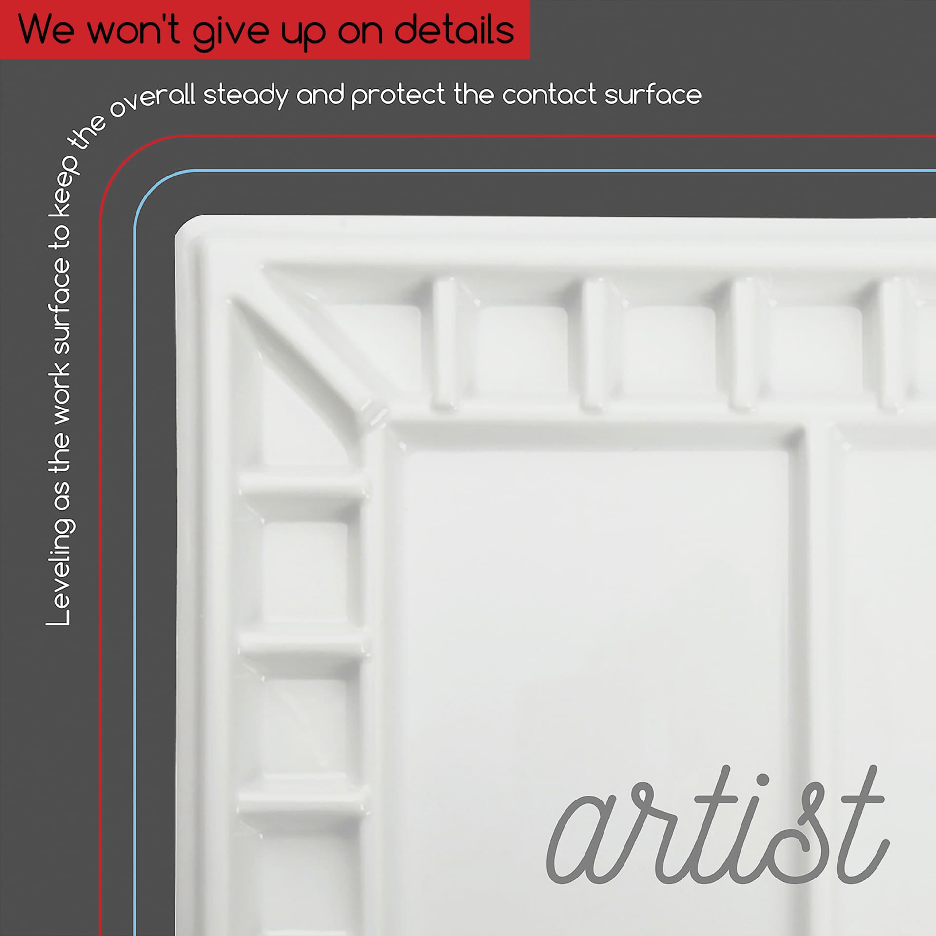 Meeden Studio Porcelain Paint Palette