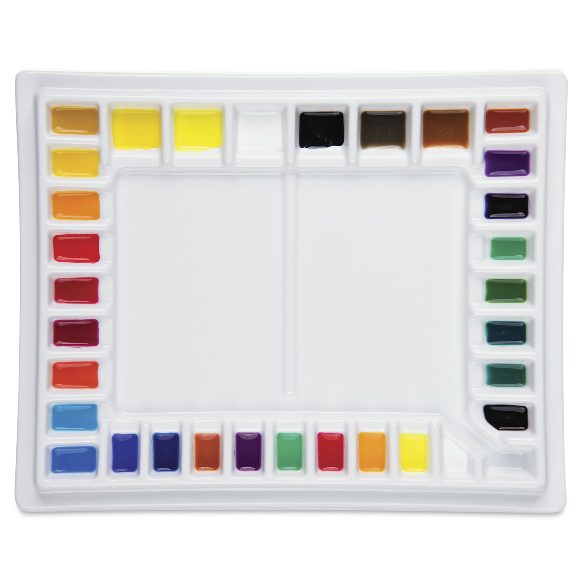 Meeden Covered Porcelain Palette filled with paint