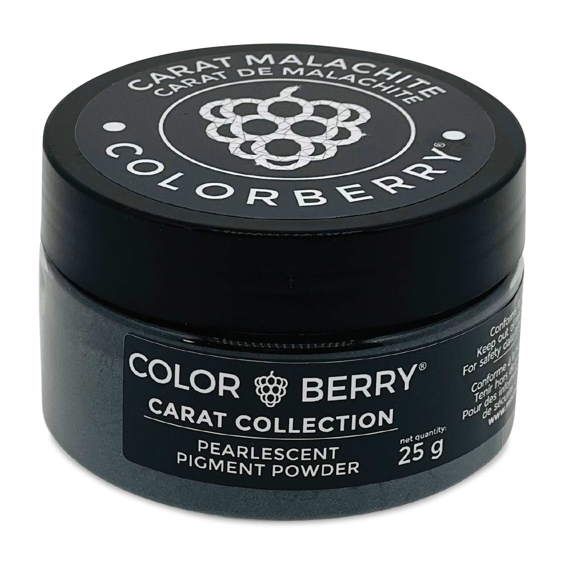 Colorberry Carat Collection Dry Resin Pigment - Malachite, 25 g, Jar