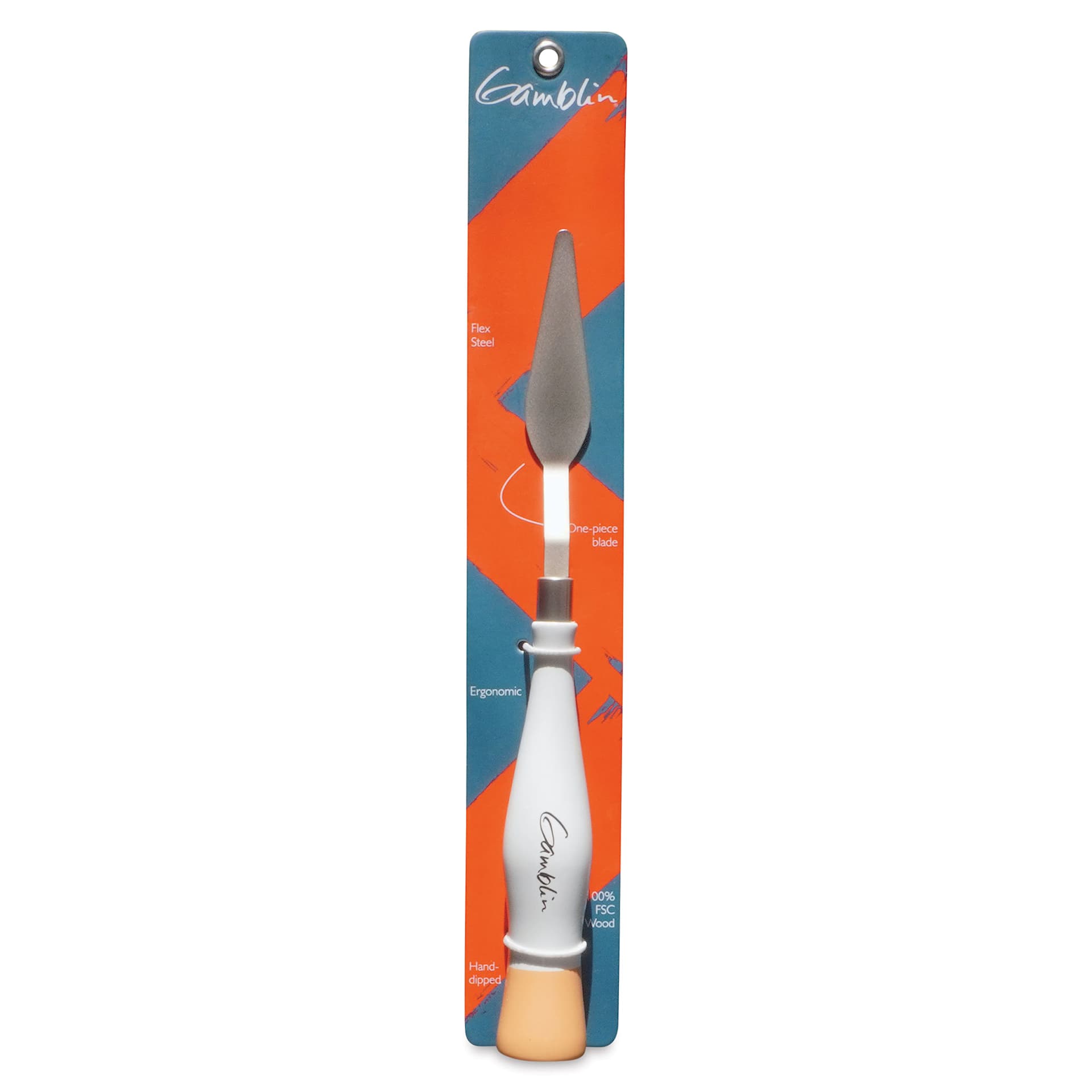 Gamblin Palette Knife - The Division Place, Orange (in packaging)
