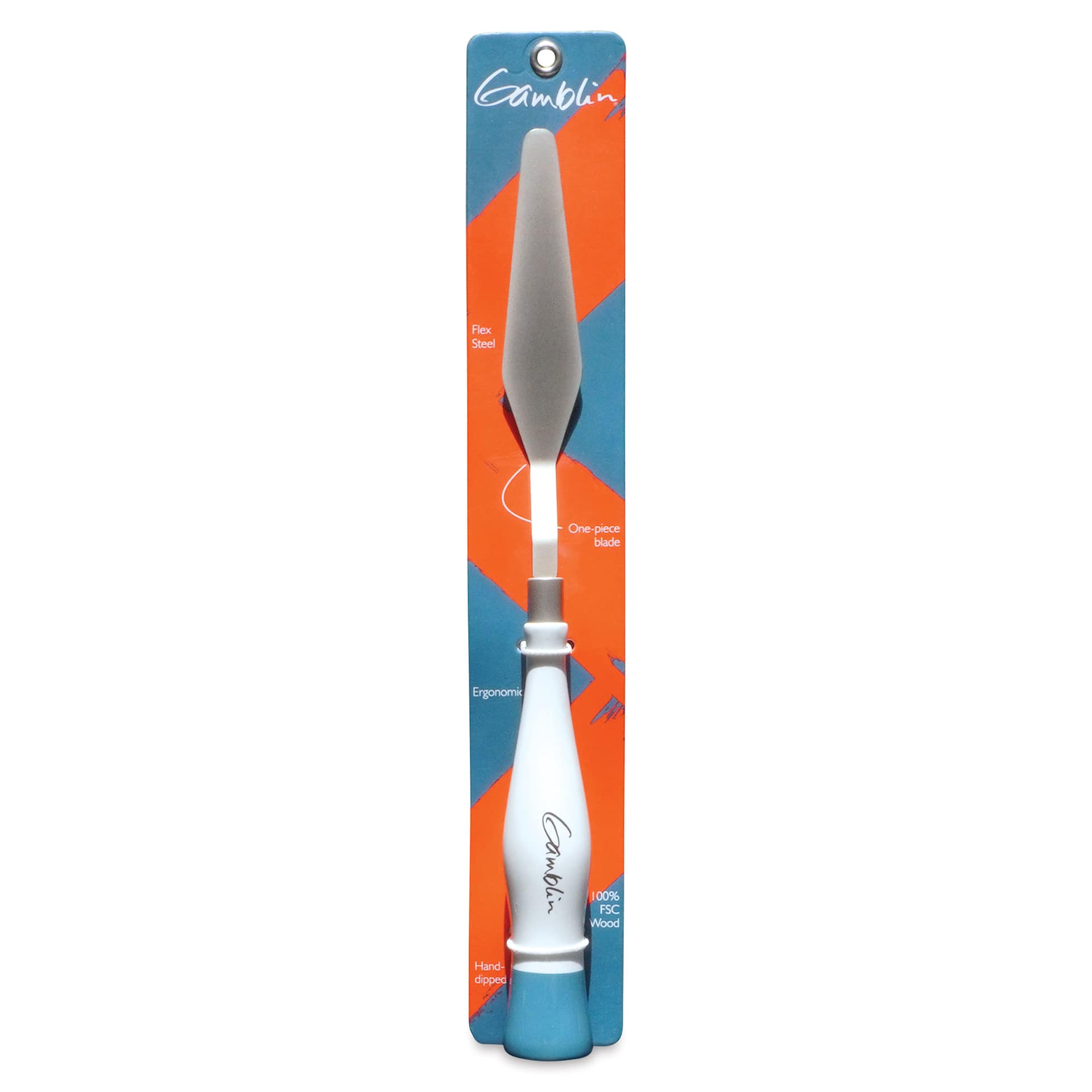 Gamblin Palette Knife - The Taylor, Blue (in packaging)