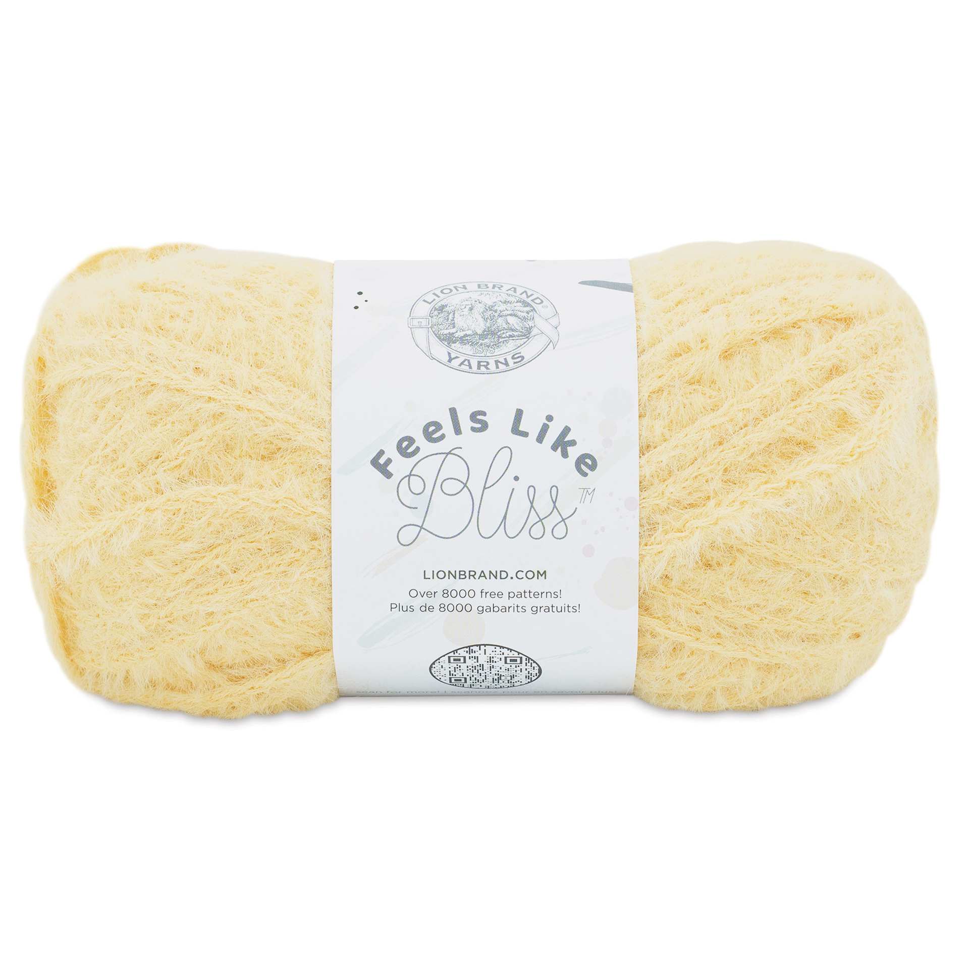Lion Brand Feels Like Bliss Yarn - Buttercup