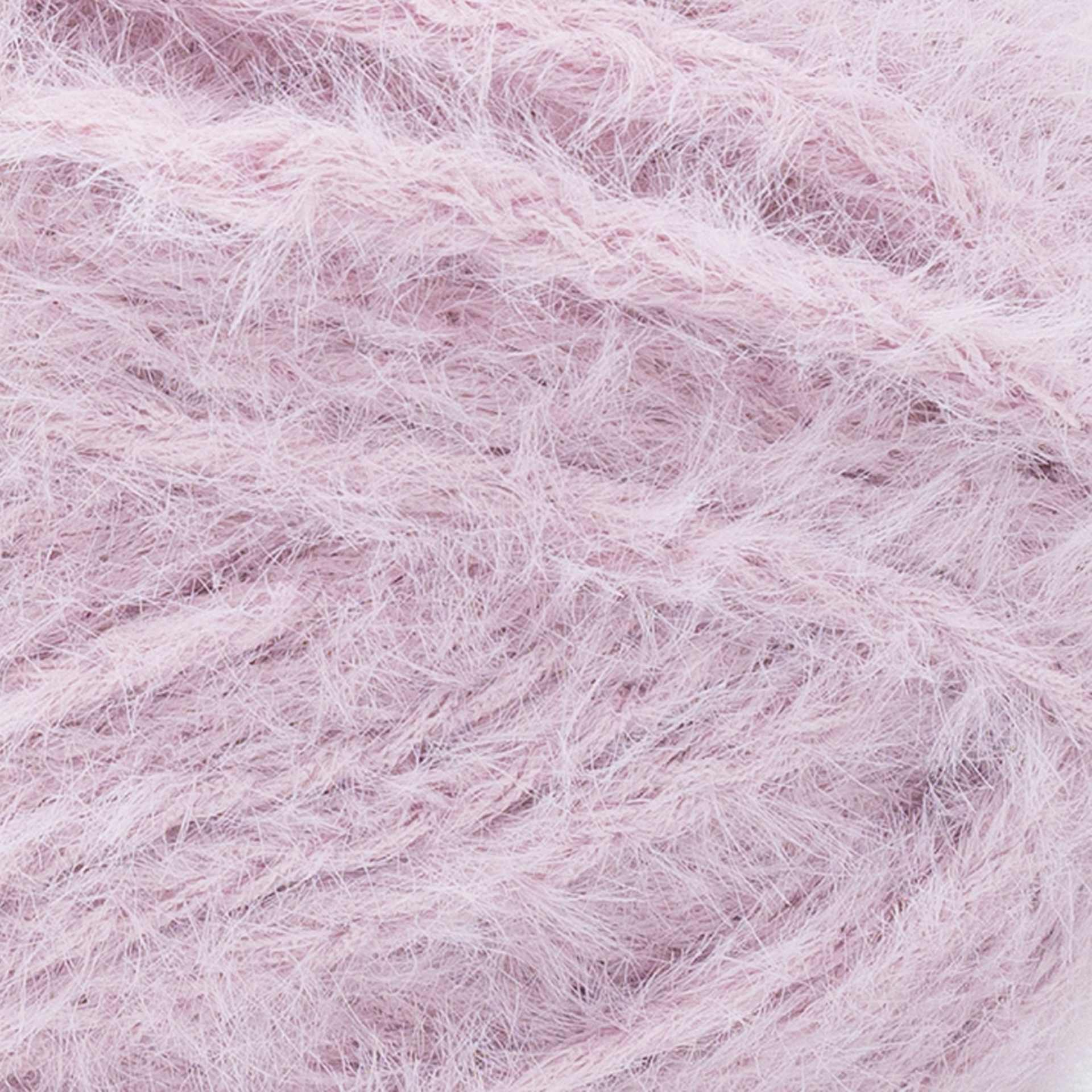 Lion Brand Feels Like Bliss Yarn - Lavender, close-up