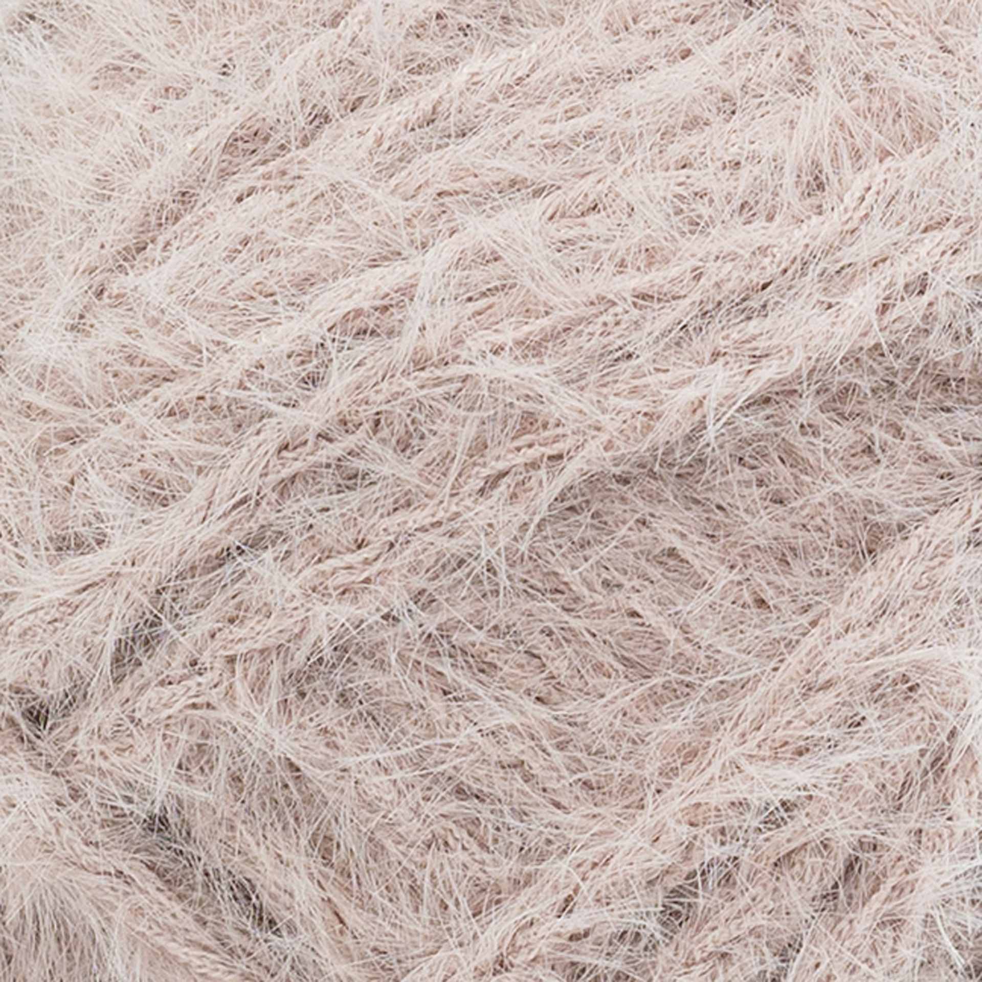 Lion Brand Feels Like Bliss Yarn - Cocoa, close-up
