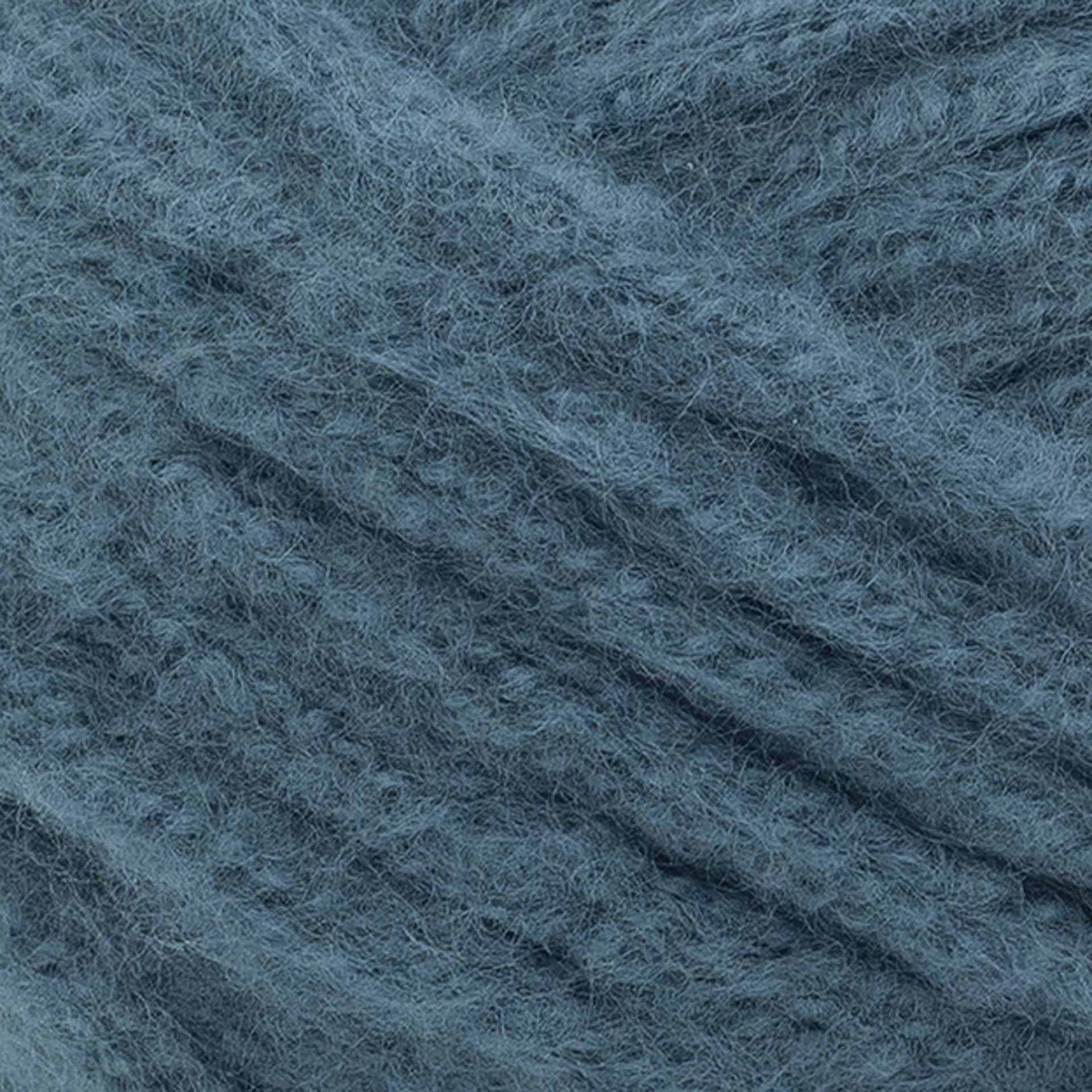 Lion Brand Feels Like Butta Thick & Quick Yarn - Orion Blue, close-up