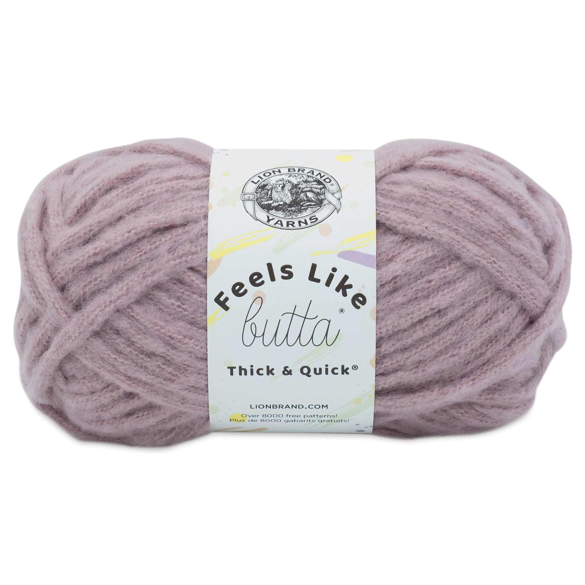 Lion Brand Feels Like Butta Thick & Quick Yarn - Woodrose
