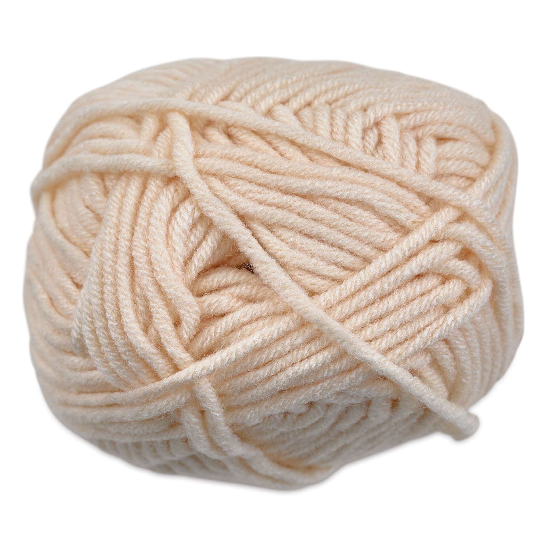 Needle Crafters Milk Cotton Yarn - Ivory, skein
