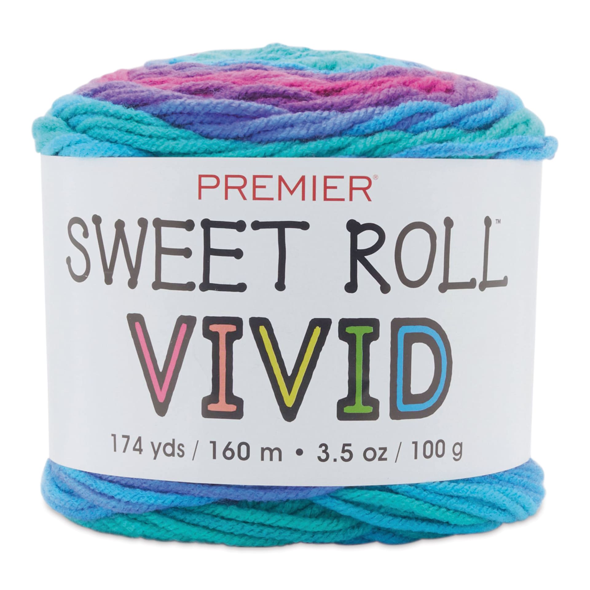 Premier Yarn Sweet Roll Vivid Yarn - Dragonfly, 174 yds