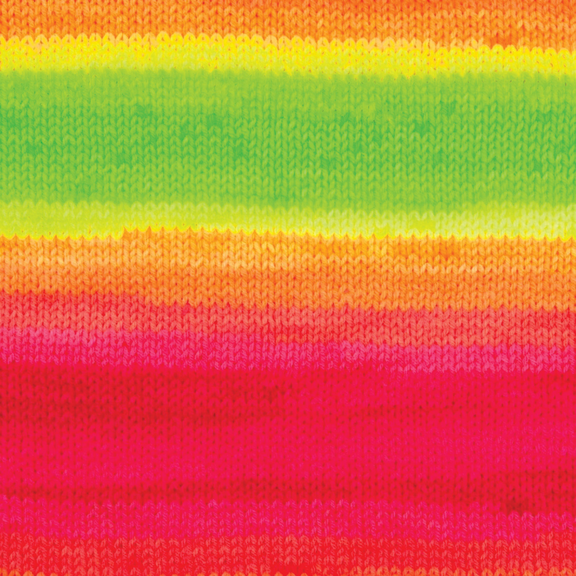 Premier Yarn Sweet Roll Vivid Yarn - Neon Signs, 174 yds, close-up of the pattern 
