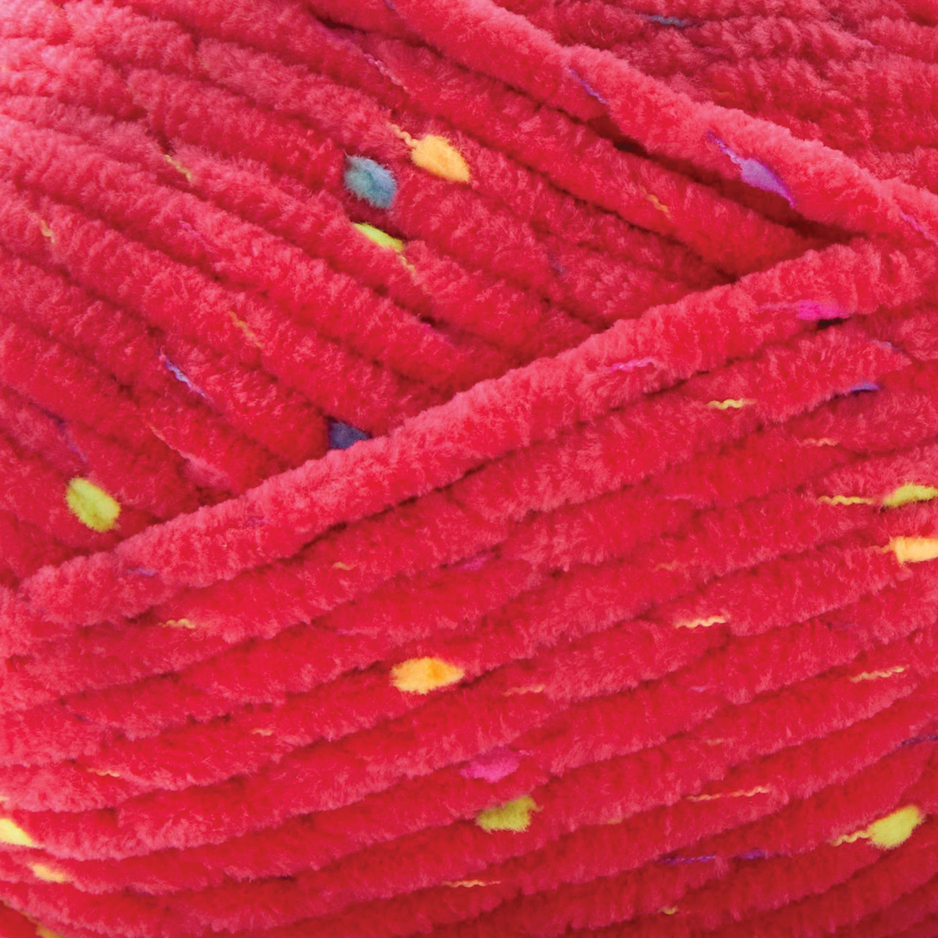 Premier Yarn Parfait Chunky Pom Pom Yarn - Party Pink, 109 yds close-up