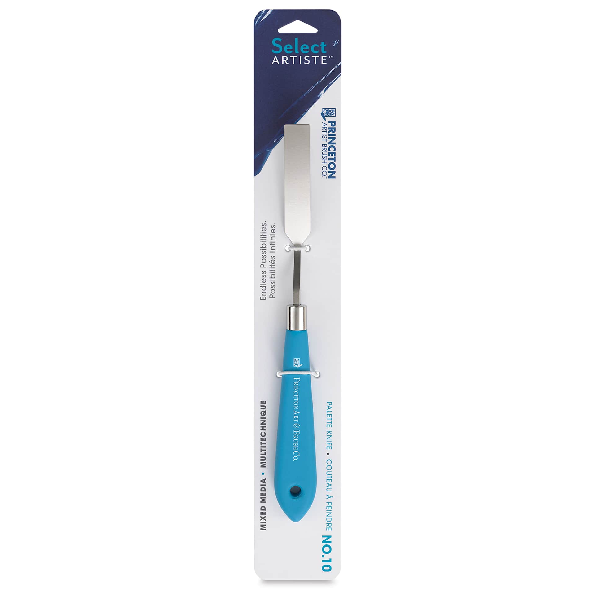 Princeton Select Palette Knife - Style 10, Small Blend, front of the packaging
