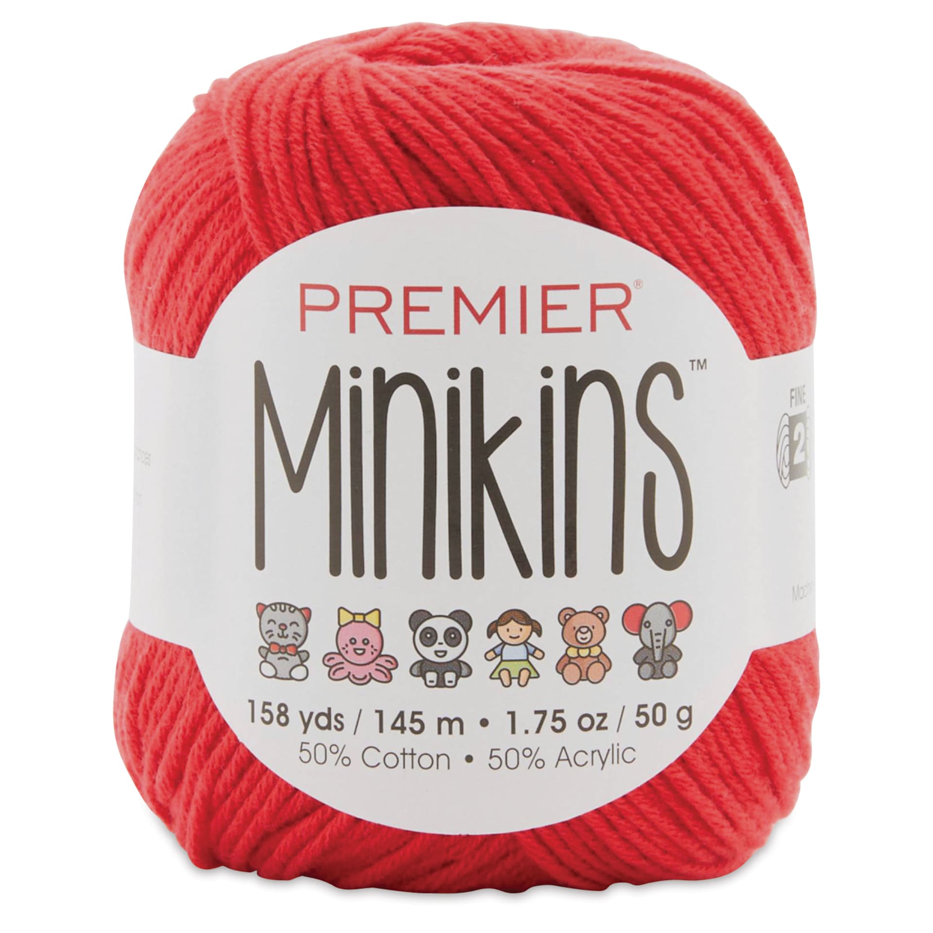 Premier Yarn Minikins Yarn - Candy Apple, 158 yds