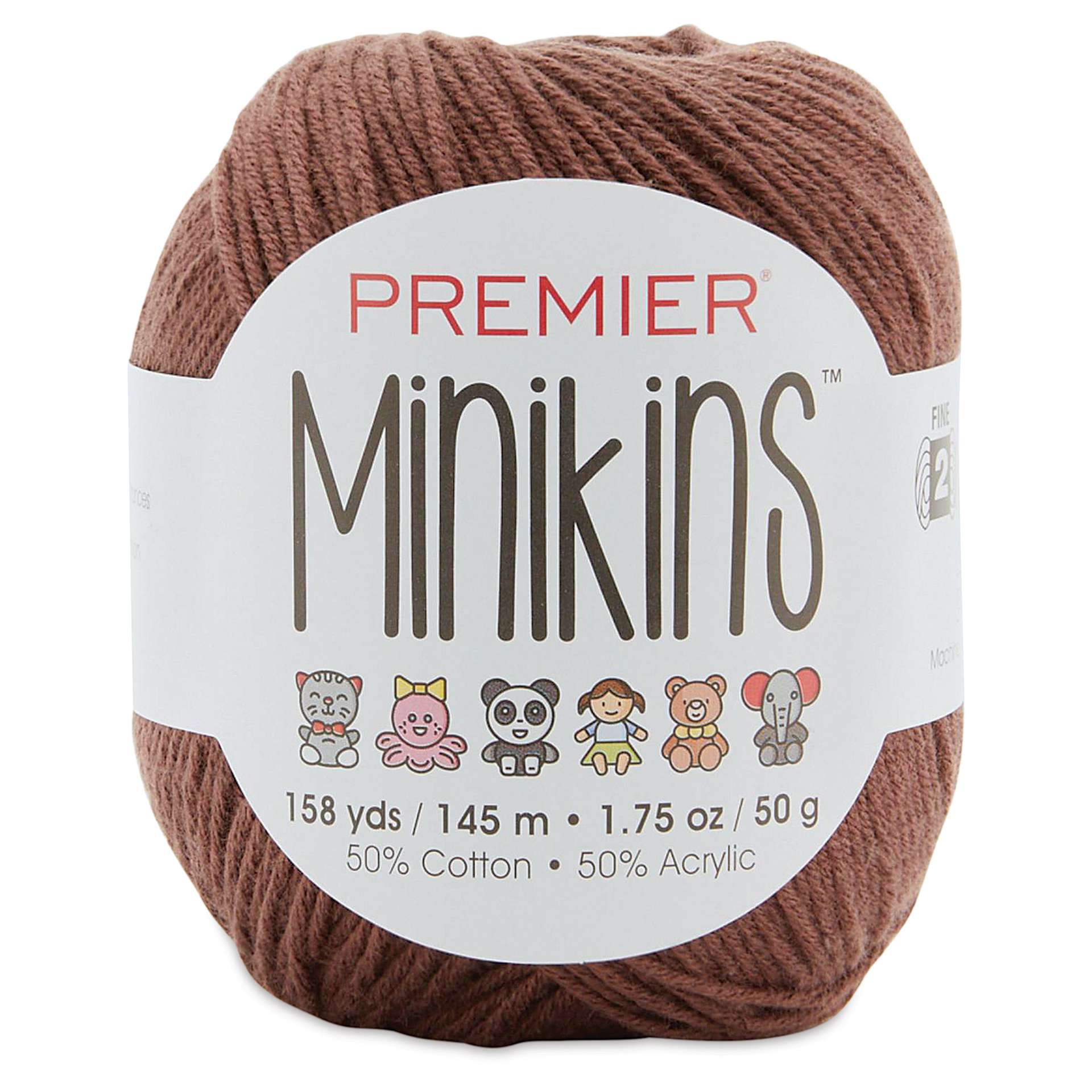 Premier Yarn Minikins Yarn - Nutmeg, 158 yds