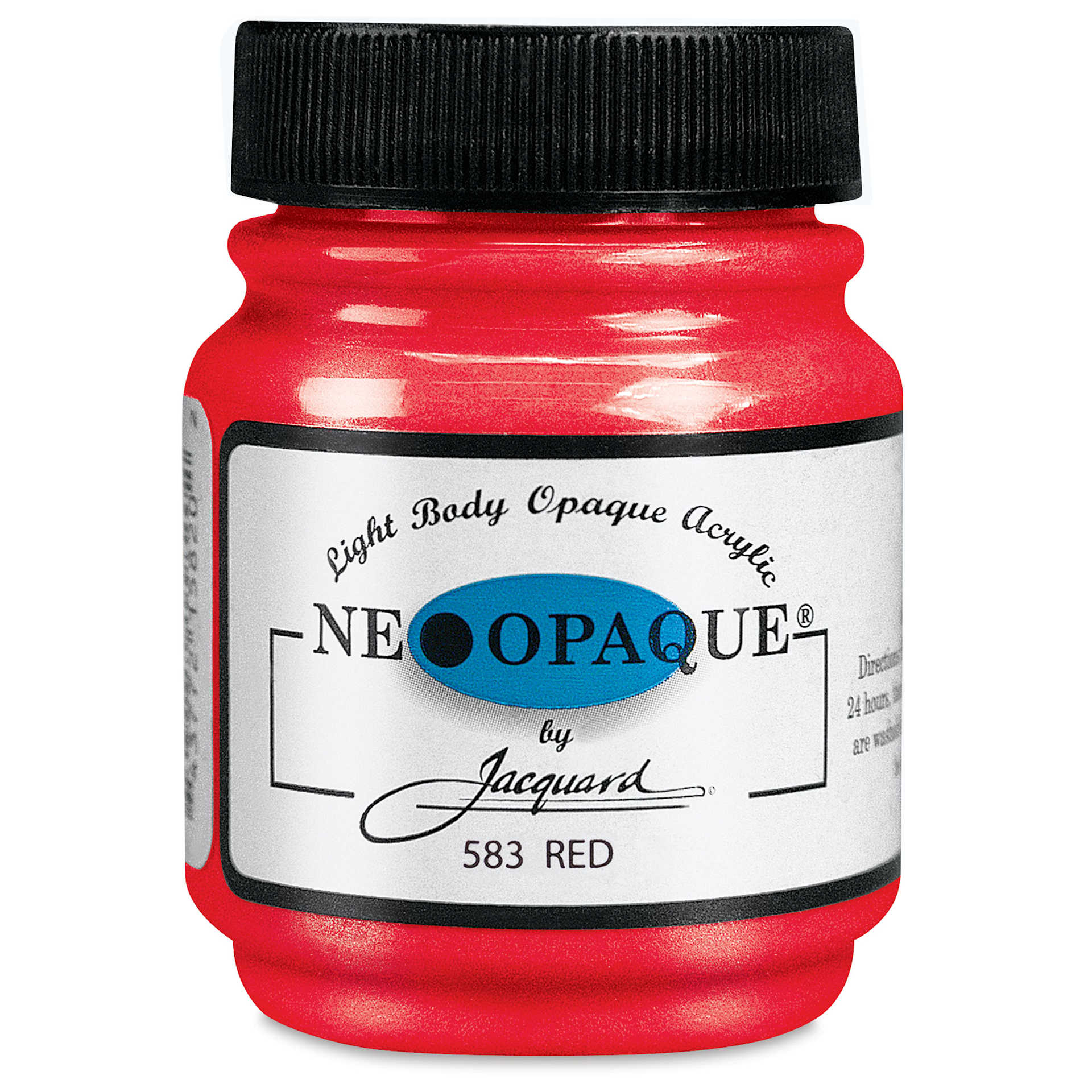 Jacquard Neopaque Acrylics - Red, 2.25 oz jar