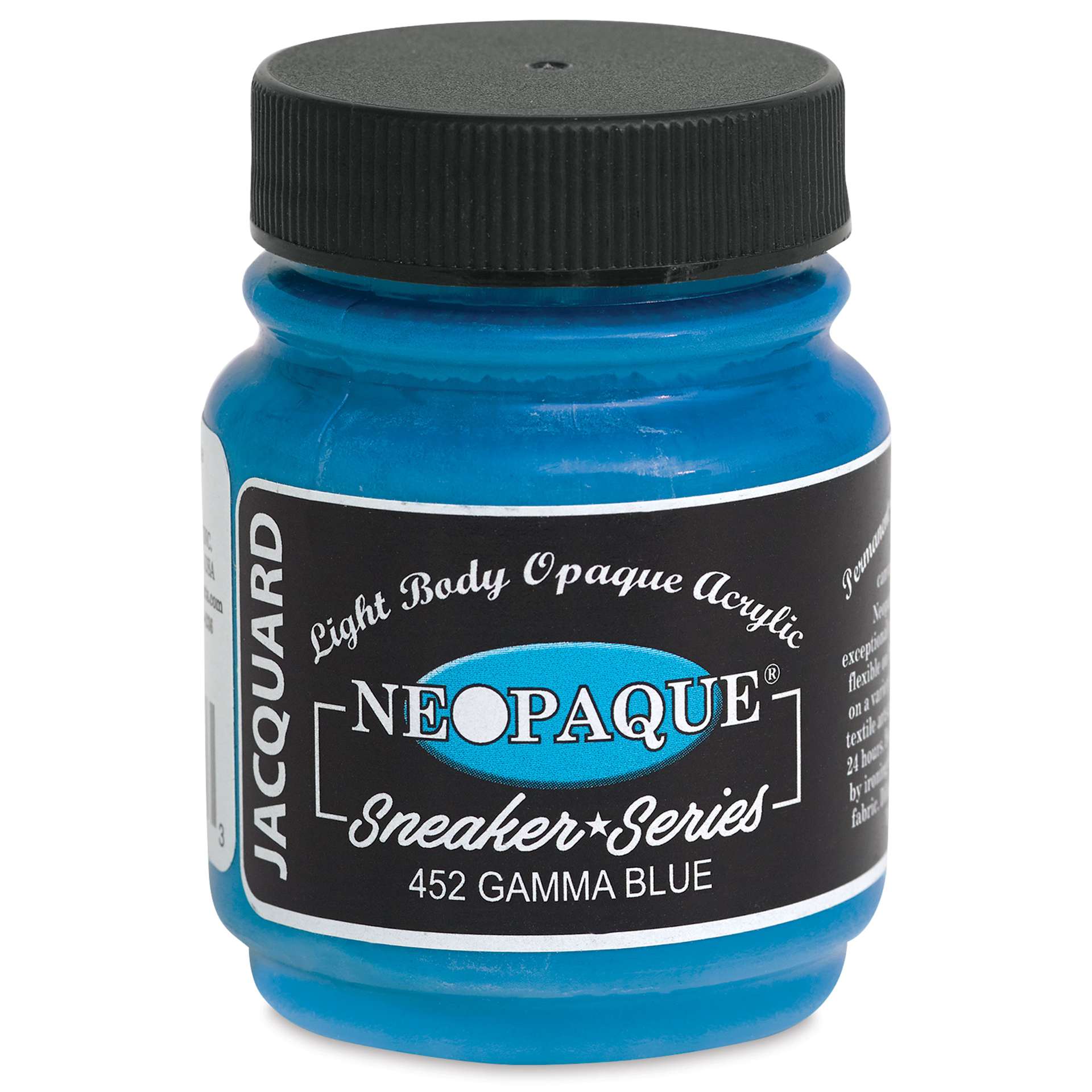 Jacquard Neopaque Acrylics - Gamma Blue, 2.25 oz jar