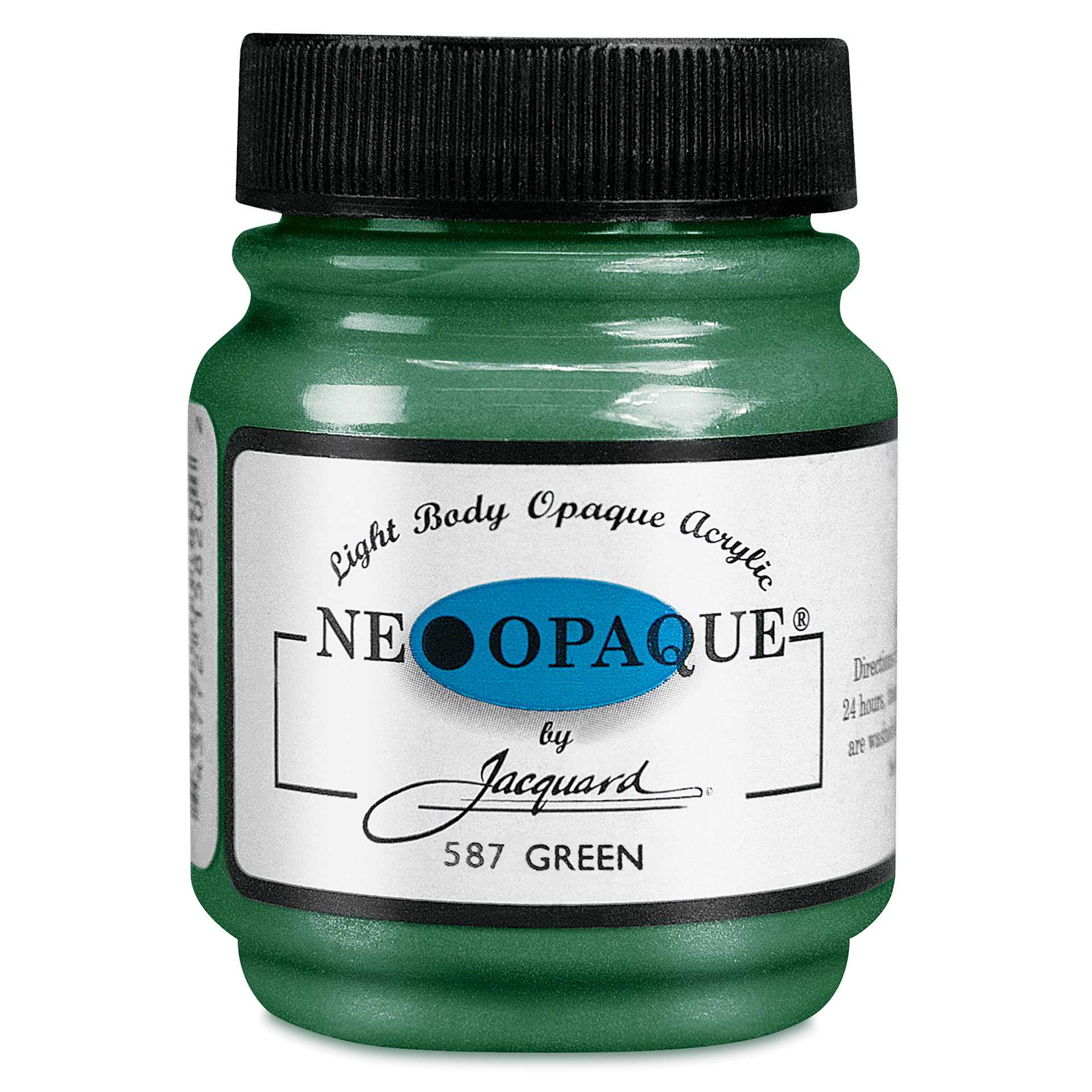 Jacquard Neopaque Acrylics - Green, 2.25 oz  jar