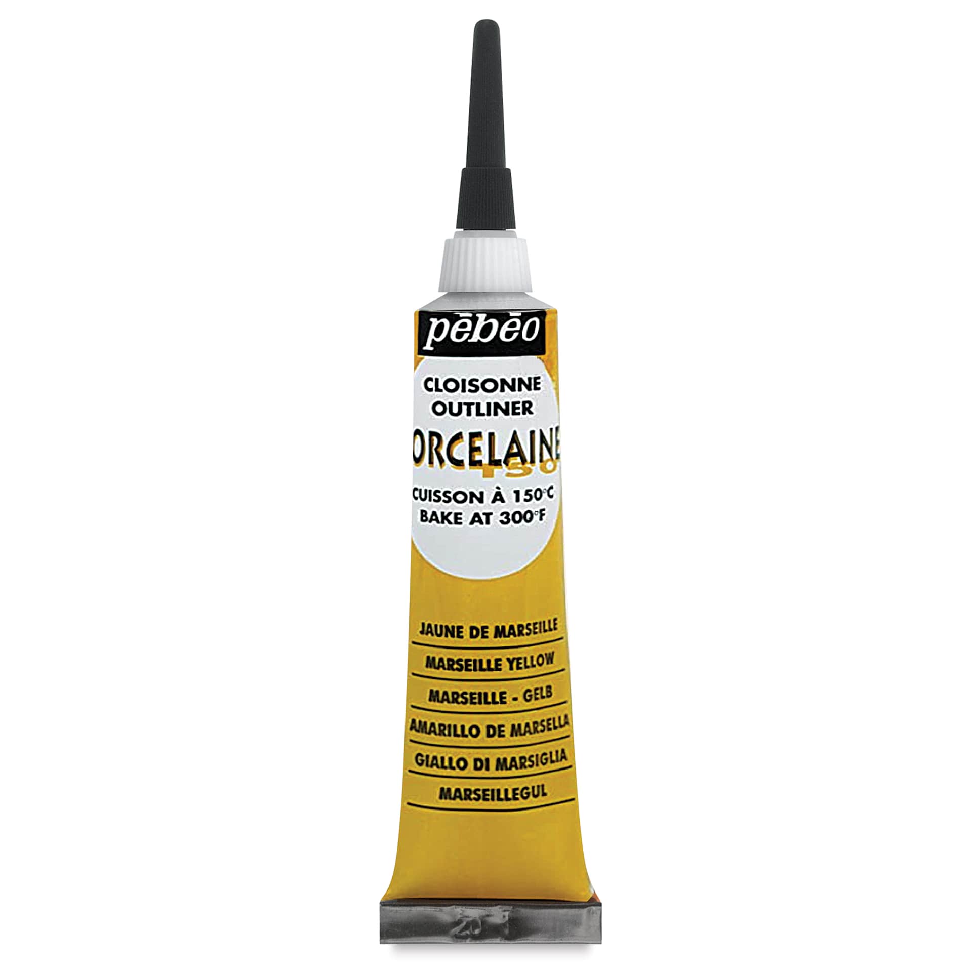 Pebeo Porcelaine 150 Outliner - Marseille Yellow, 20 ml tube