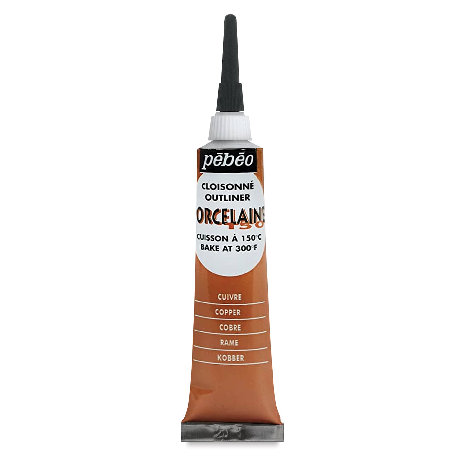 Pebeo Porcelaine 150 Outliner - Copper, 20 ml tube