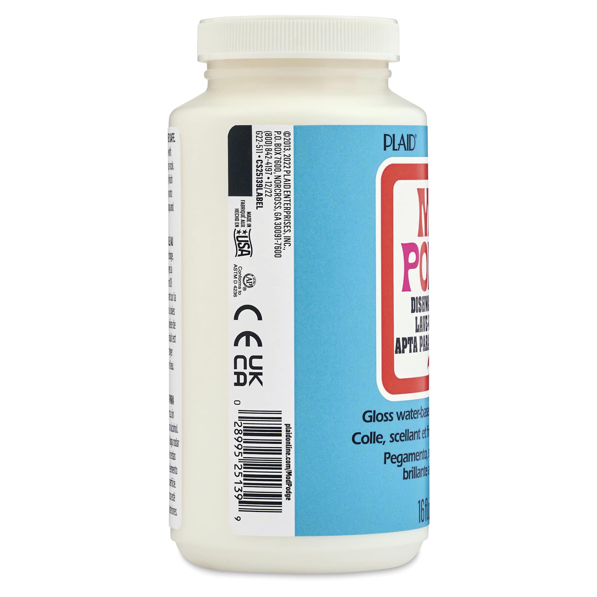 Mod Podge Dishwasher Safe Gloss - 16 oz - side