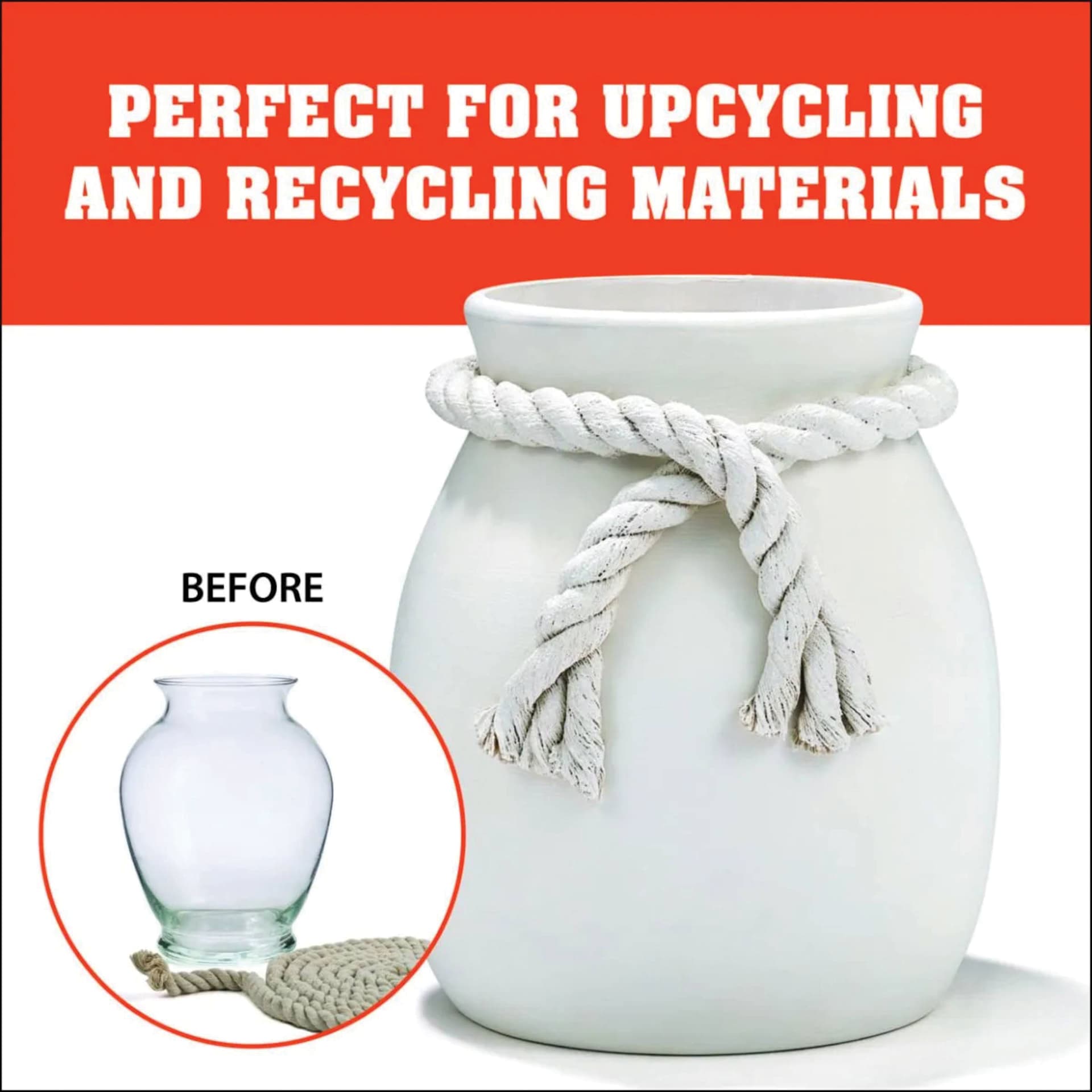 Perfect for Upcycling and Recycling Materials