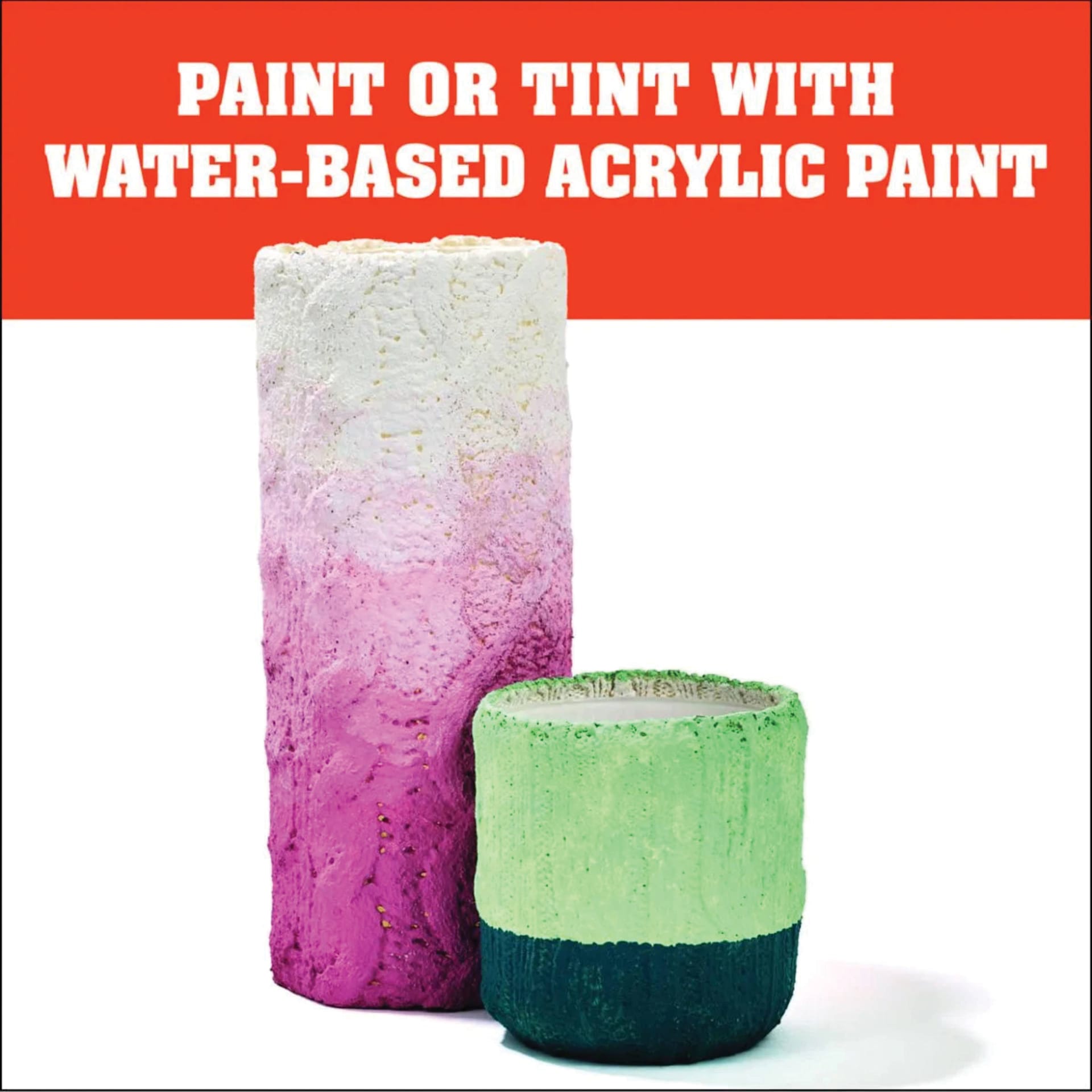 Paint or Tint with Water-Based Acrylic Paint