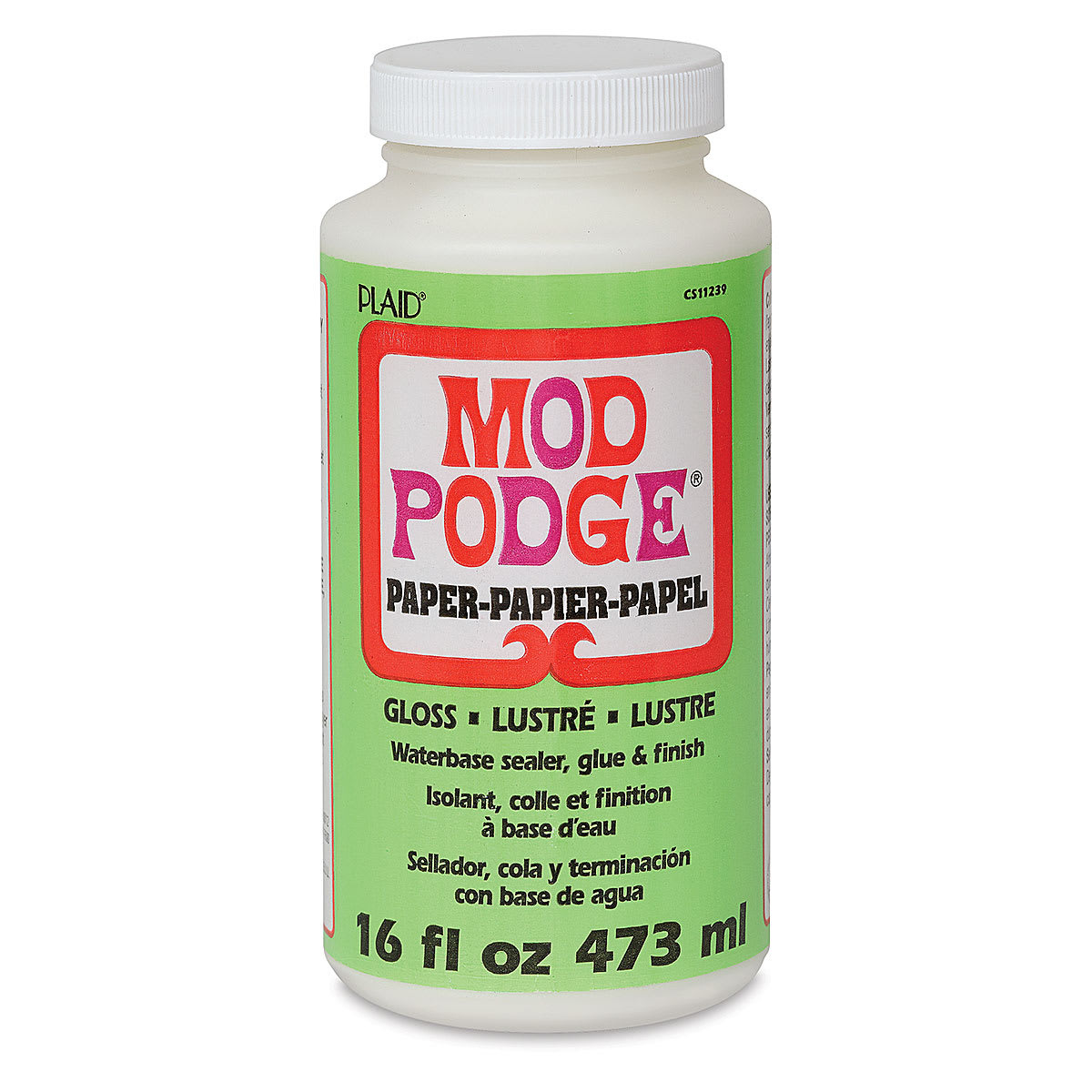 Plaid Mod Podge Paper - Gloss Finish, 16 oz