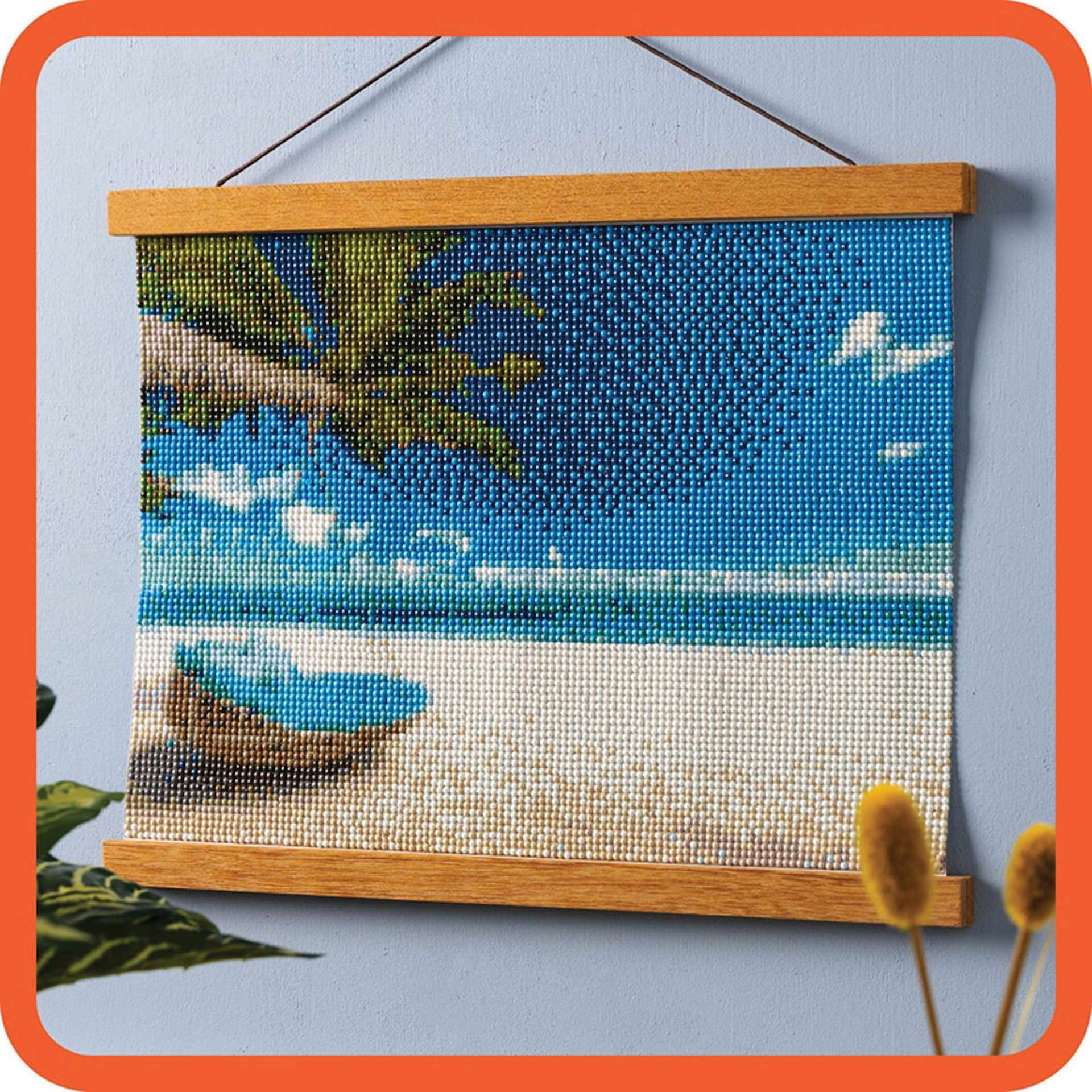 Mod Podge Diamond Top Coat, bead art sealed with Mod Podge Diamond Top Coat