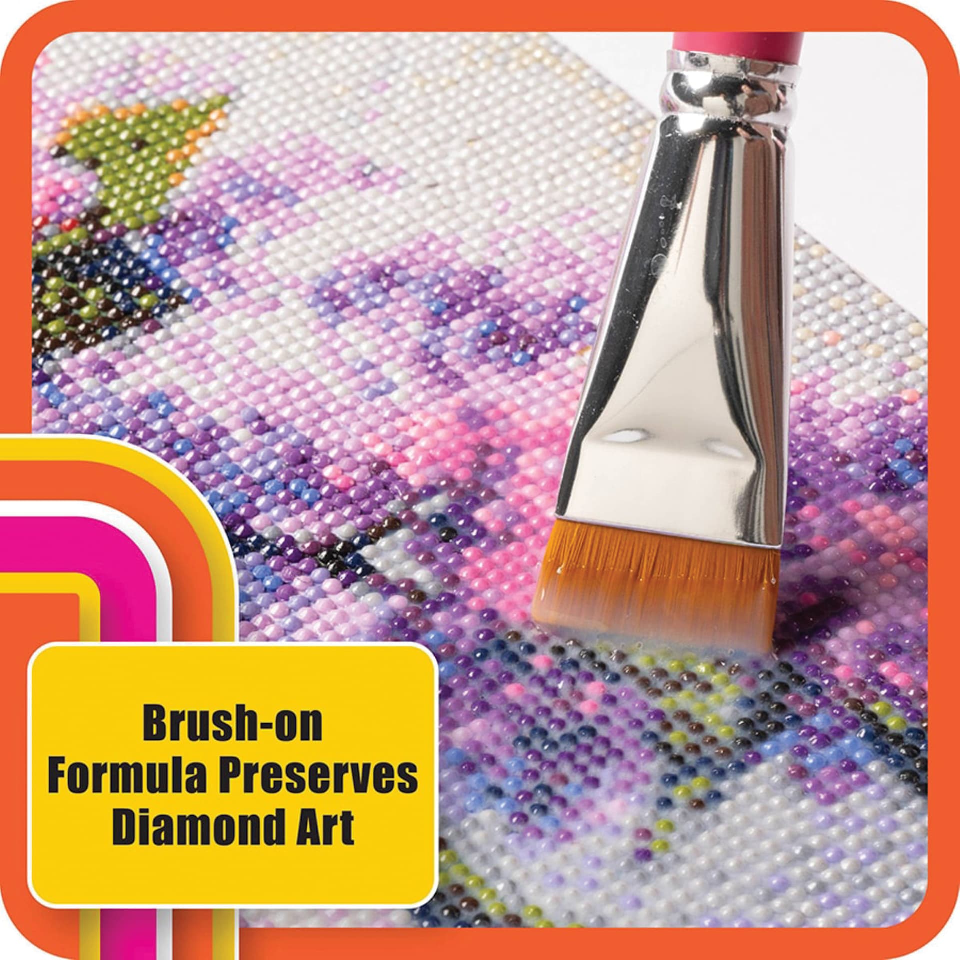 Mod Podge Diamond Top Coat, close-up of Mod Podge