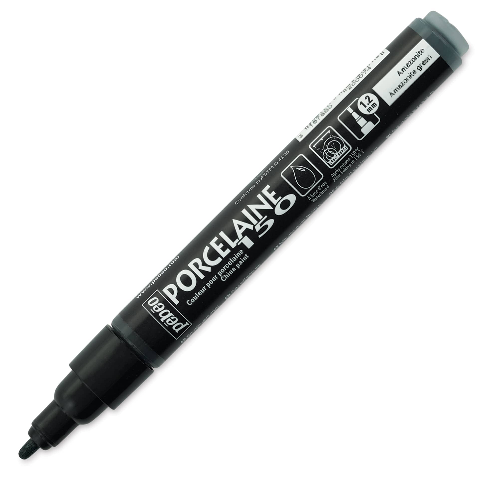 Pebeo Porcelaine 150 Paint Marker - Amazonite Green, Broad