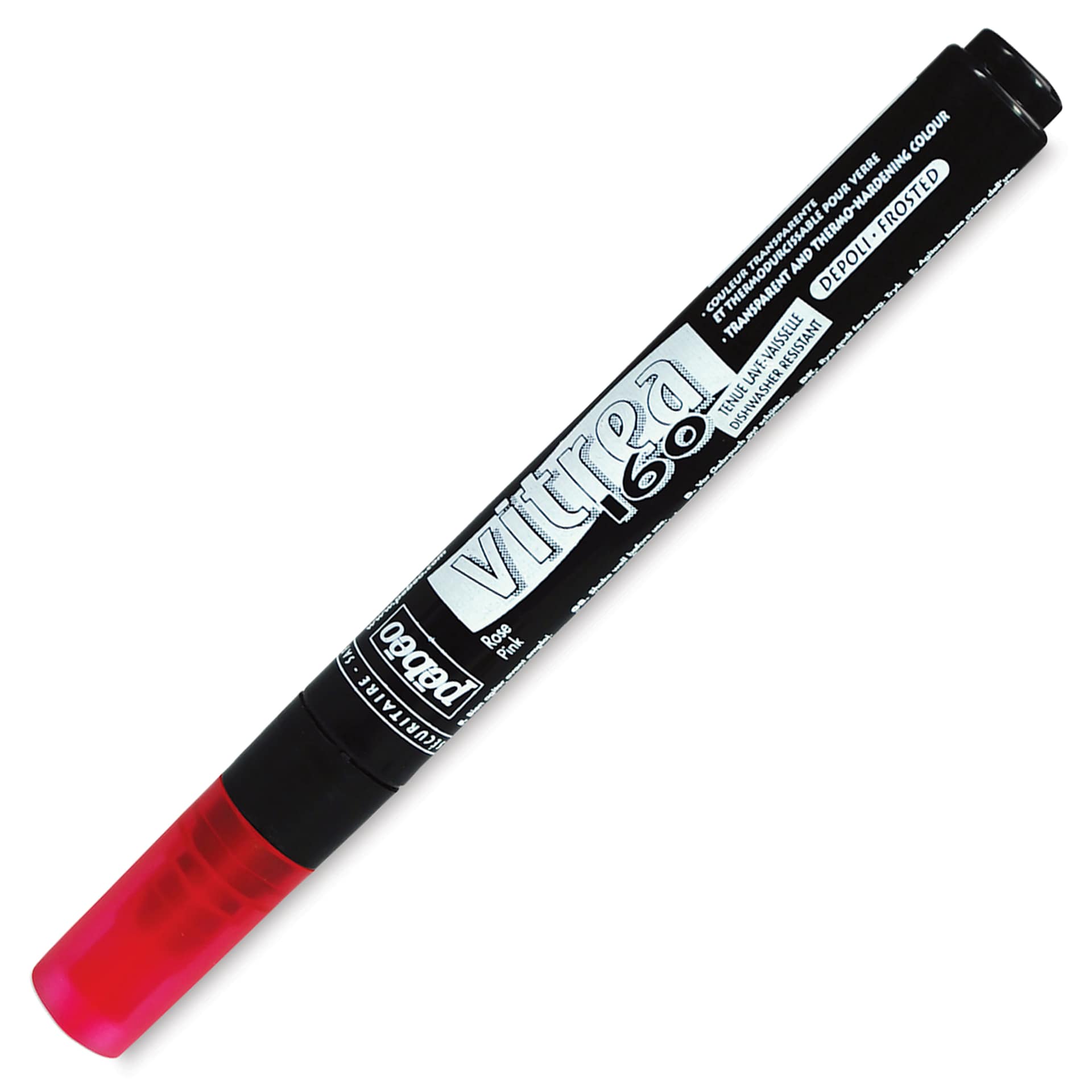 Pebeo Vitrea 160 Paint Markers - Pink, Frosted