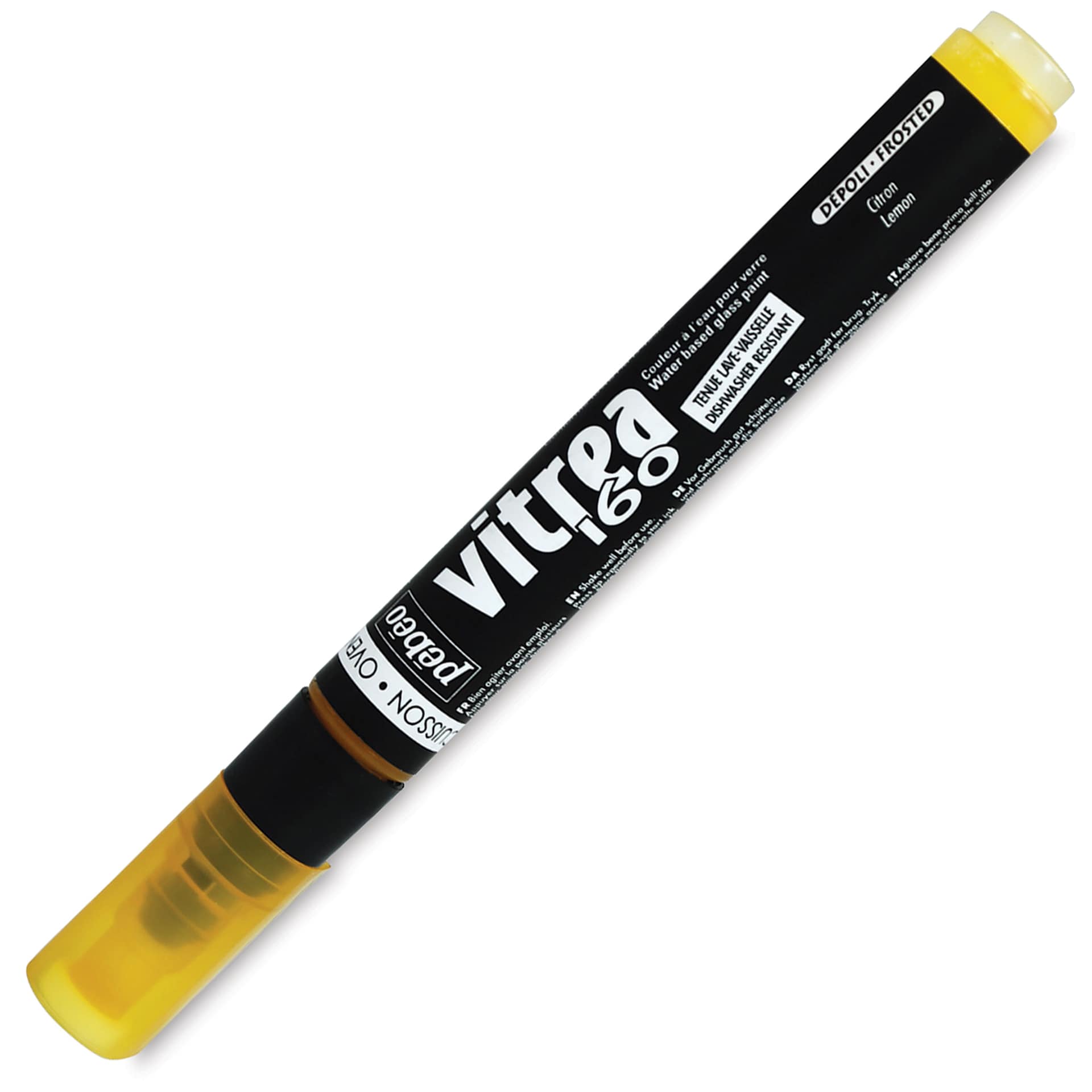 Pebeo Vitrea 160 Paint Markers - Lemon, Frosted
