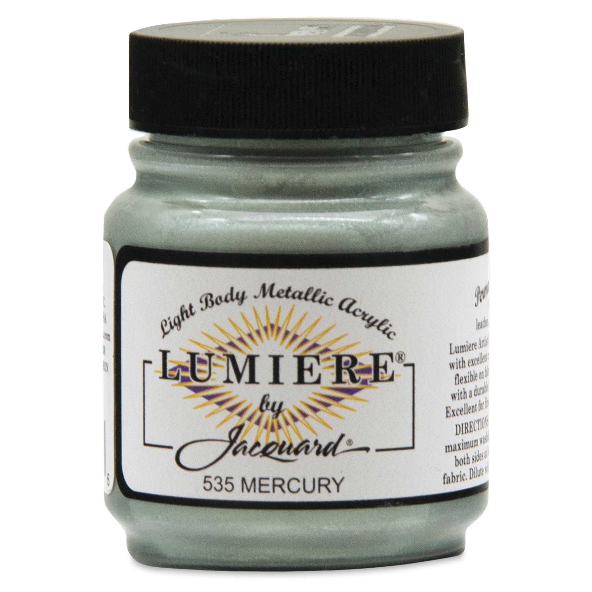 Jacquard Lumiere Acrylic - Mercury, 2.25 oz Jar