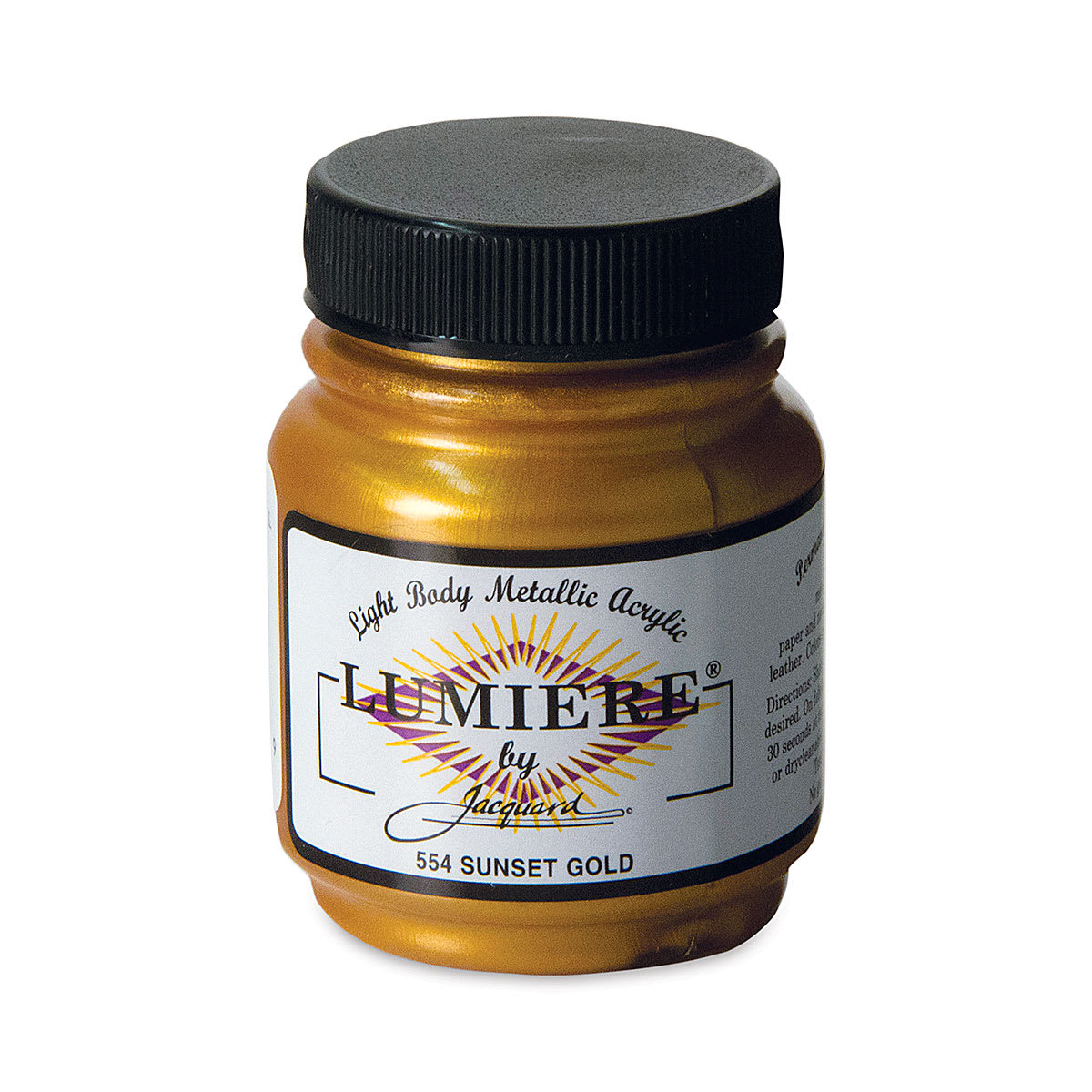 Jacquard Lumiere Acrylic - 2.25 oz, Metallic Sunset Gold