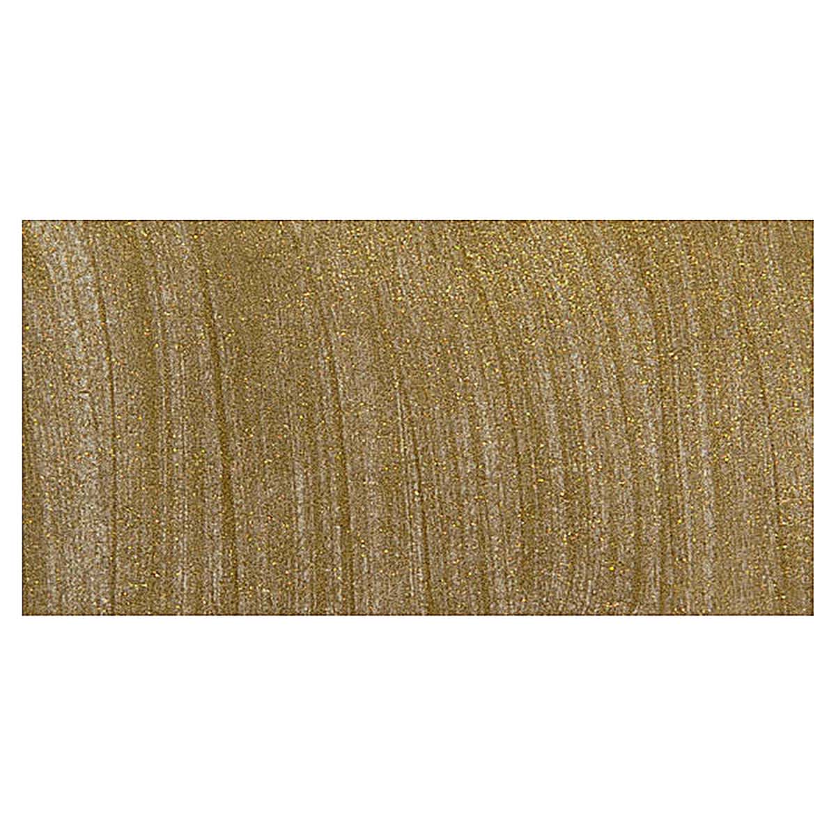 Jacquard Lumiere Acrylic Paint - Brass swatch