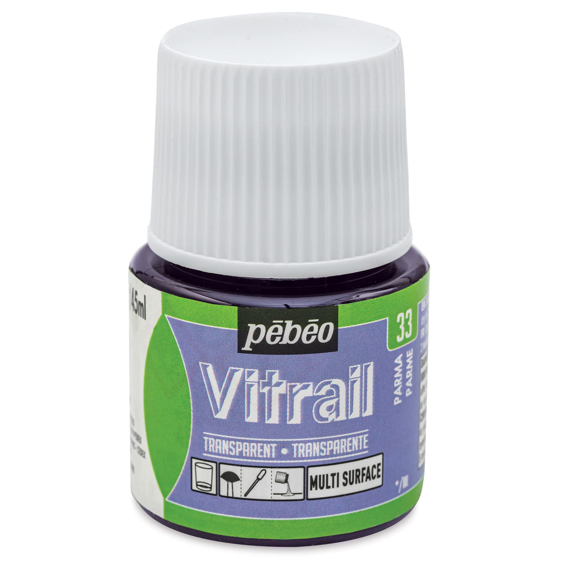 Pebeo Vitrail Paint - Parma, 45 ml bottle