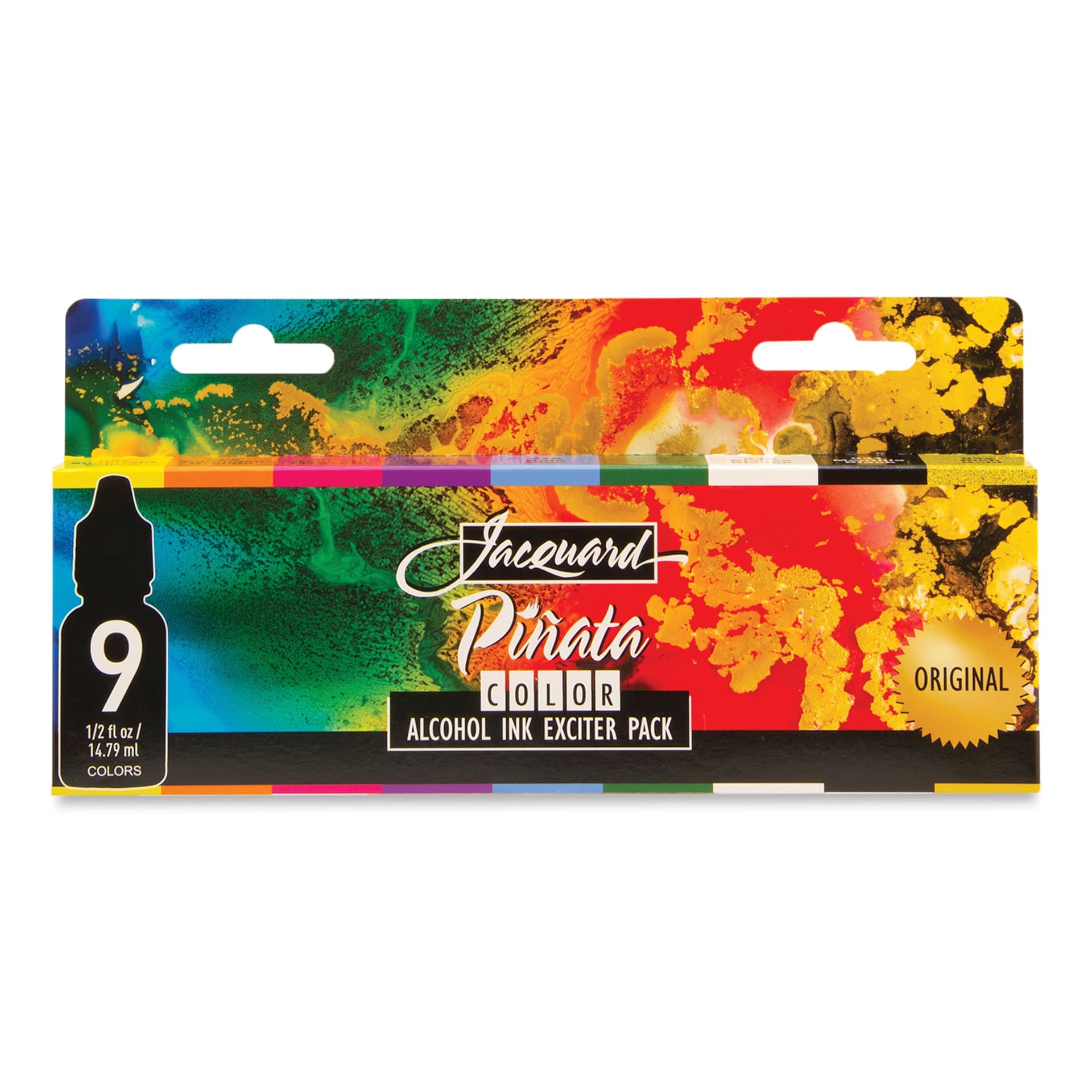 Jacquard Exciter Pack - Pinata Colors, Set of 9, 0.5 oz bottles, front of packaging