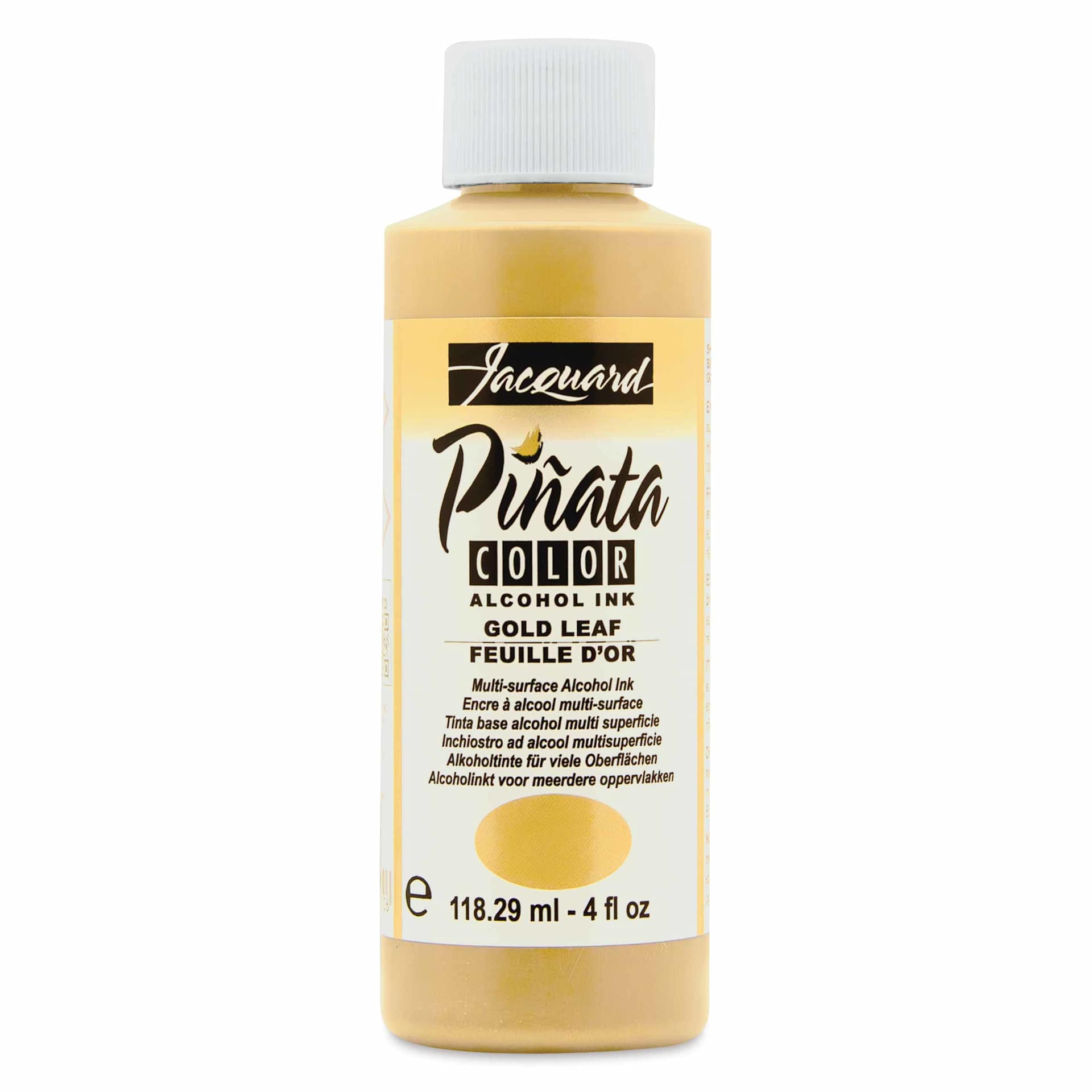 Jacquard Pinata Colors - Gold Leaf, 4 oz bottle
