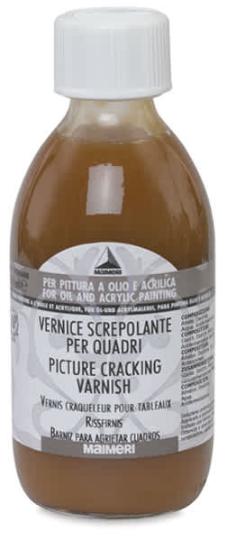 Maimeri Picture Cracking Varnish - Front of bottle
